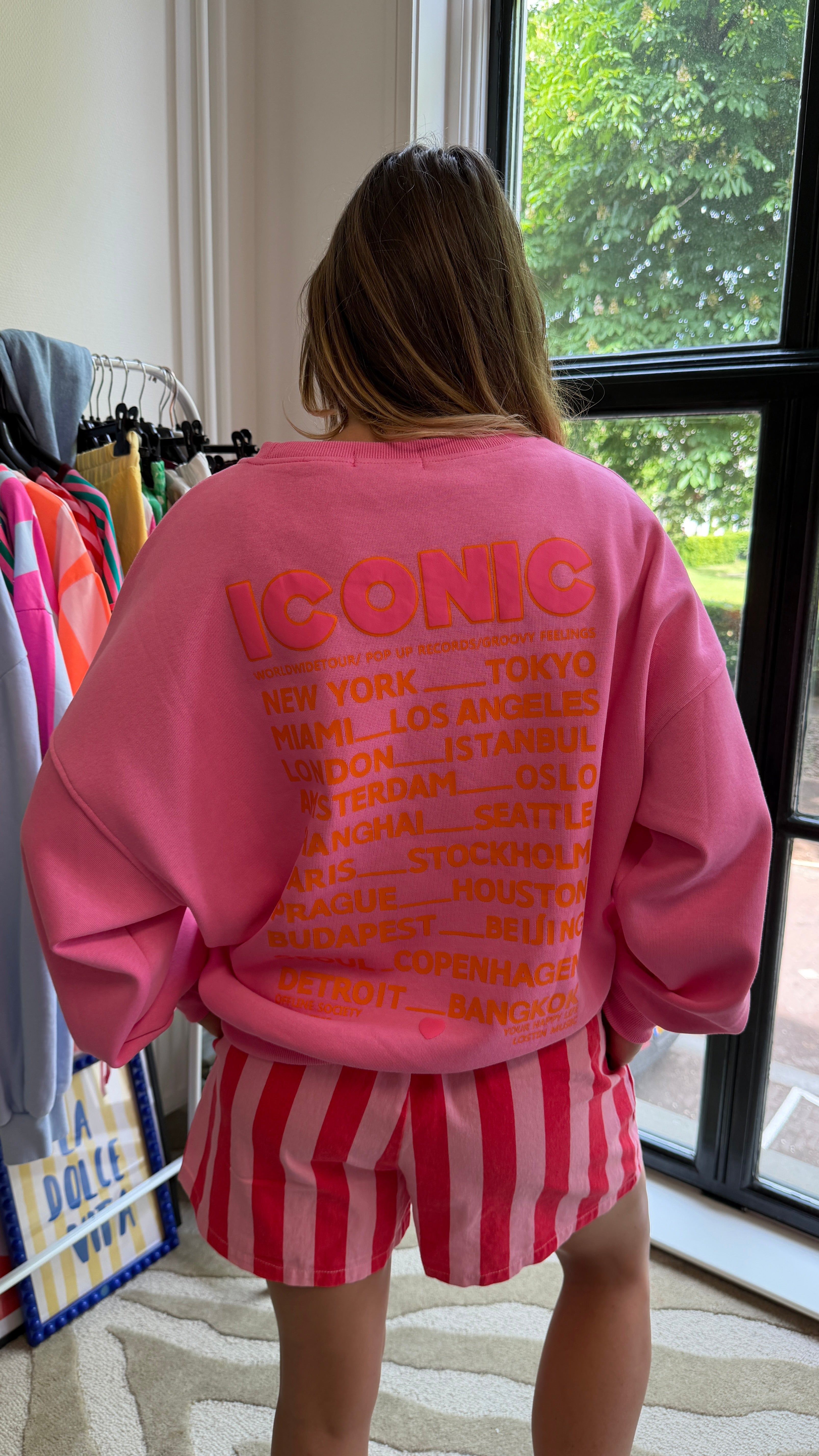 ICONIC MUSTHAVE SWEATER ROZE