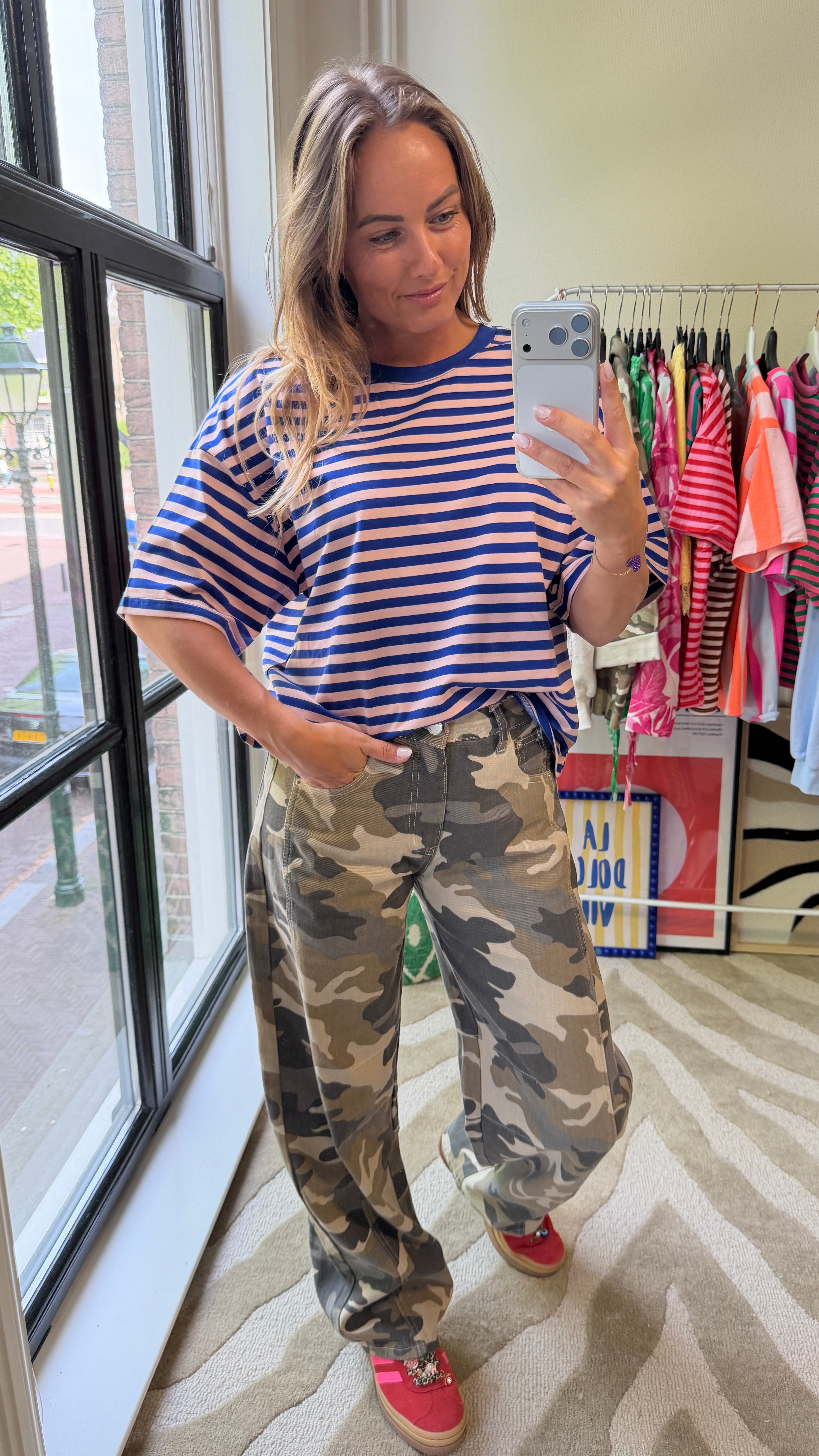 LISA ARMY MUSTHAVE BROEK