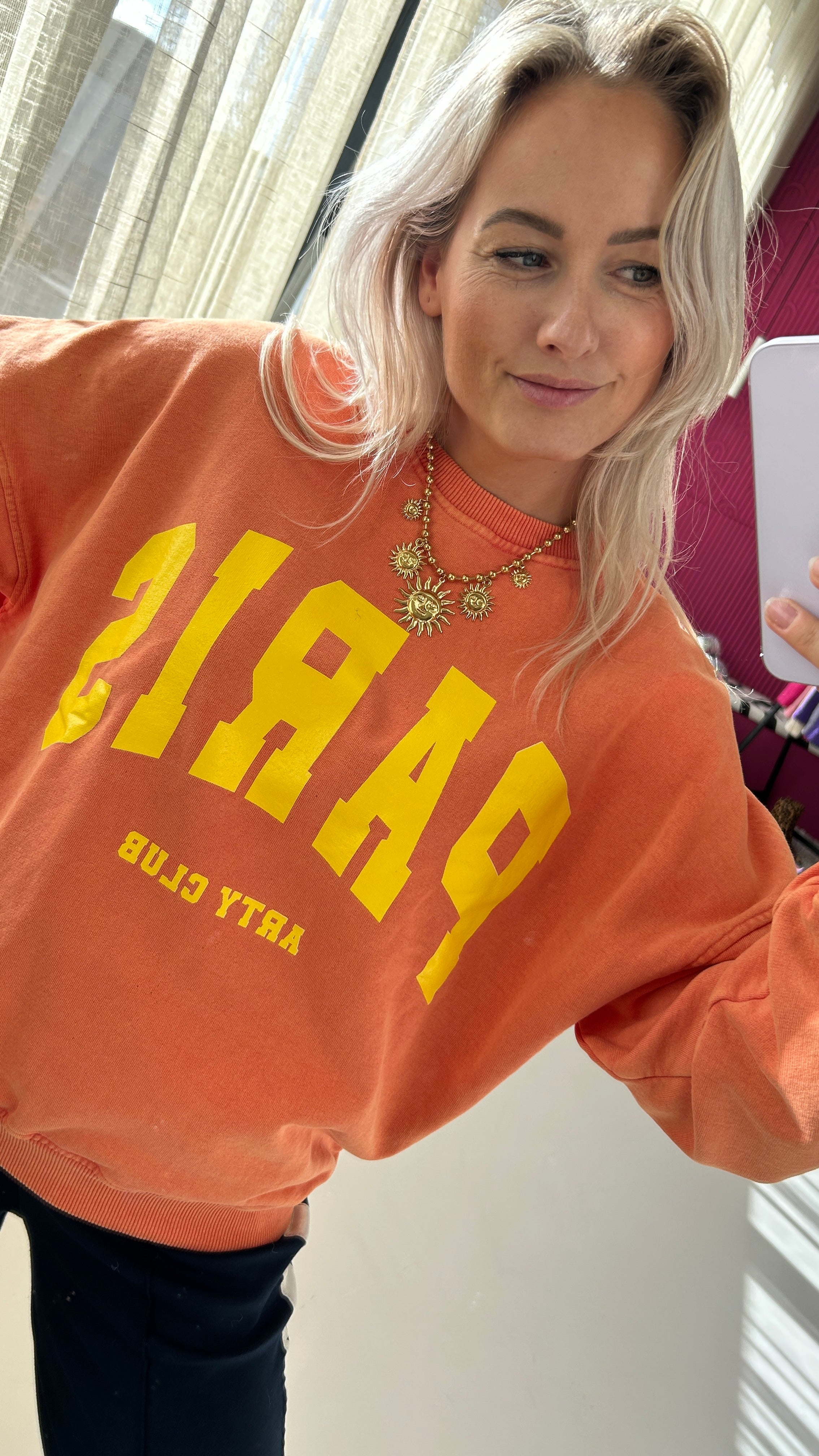 PARIS ORANJE SWEATER