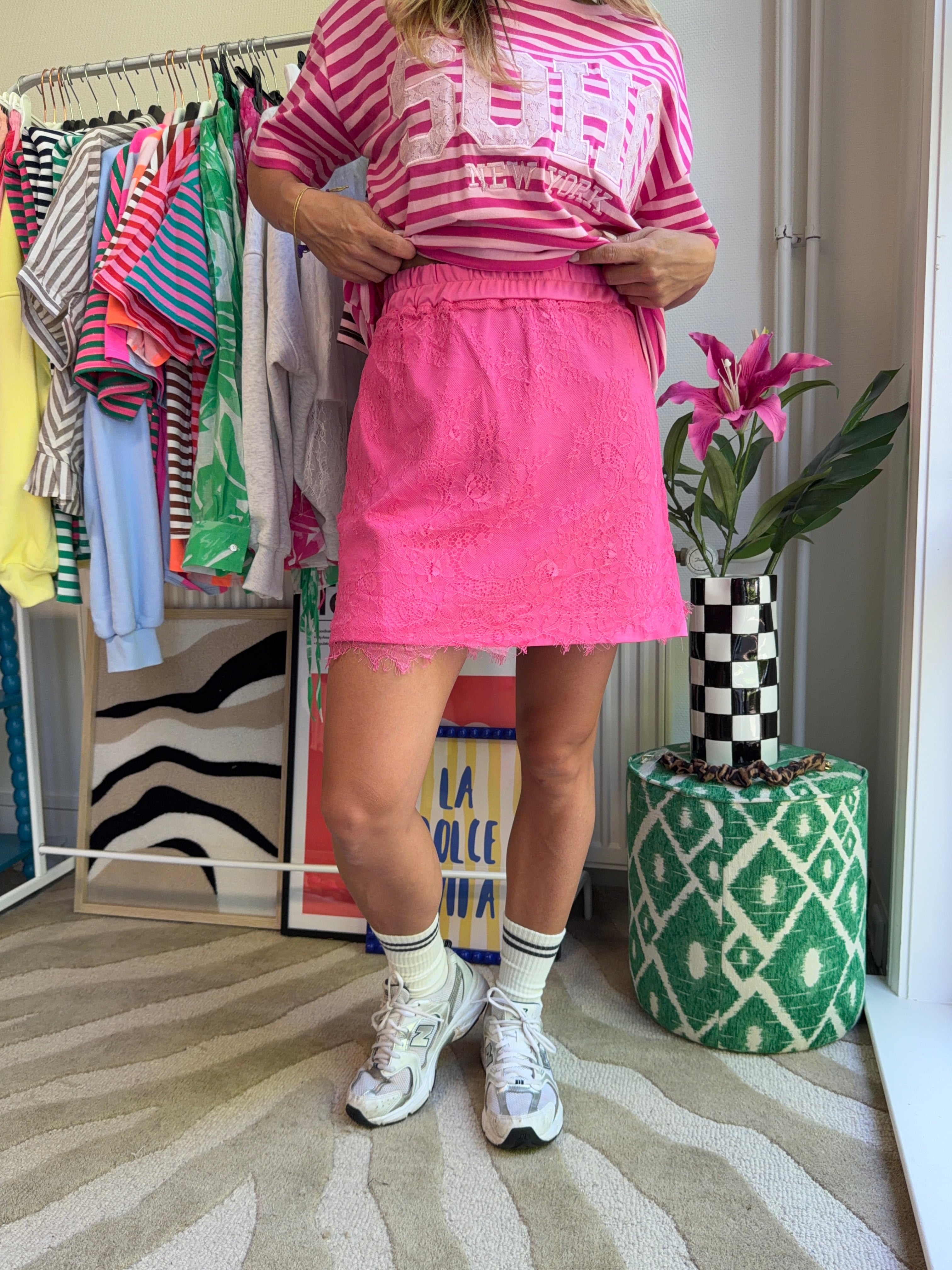 ANNA LACE ROKJE ROZE