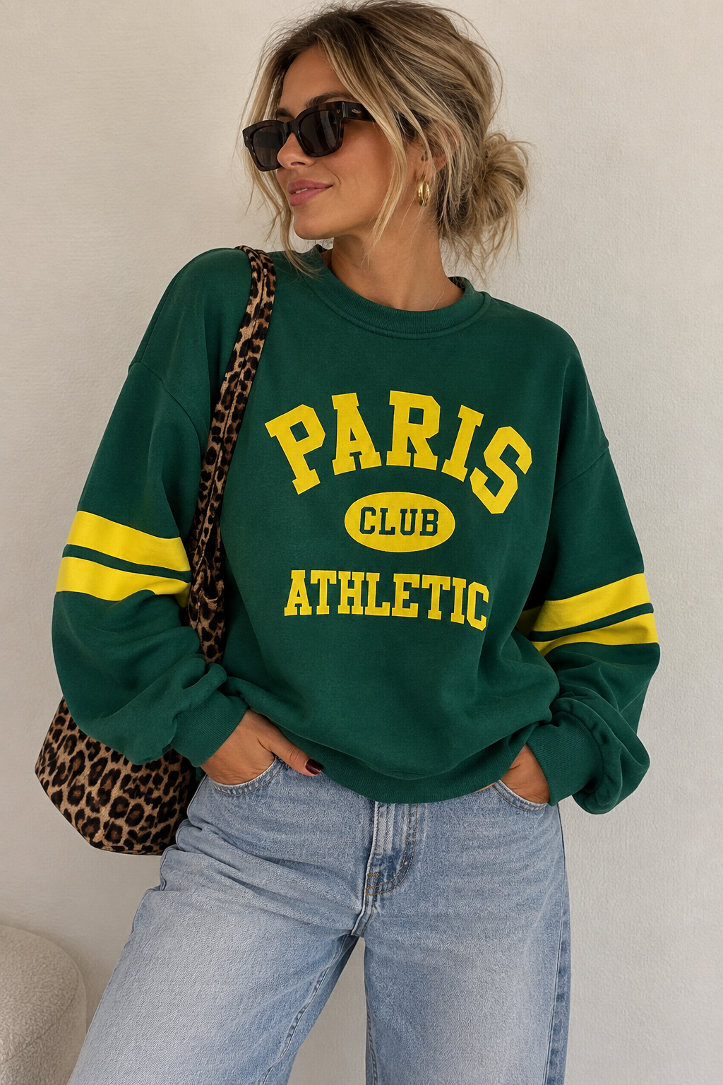 LOUA GROENE PARIS SWEATER
