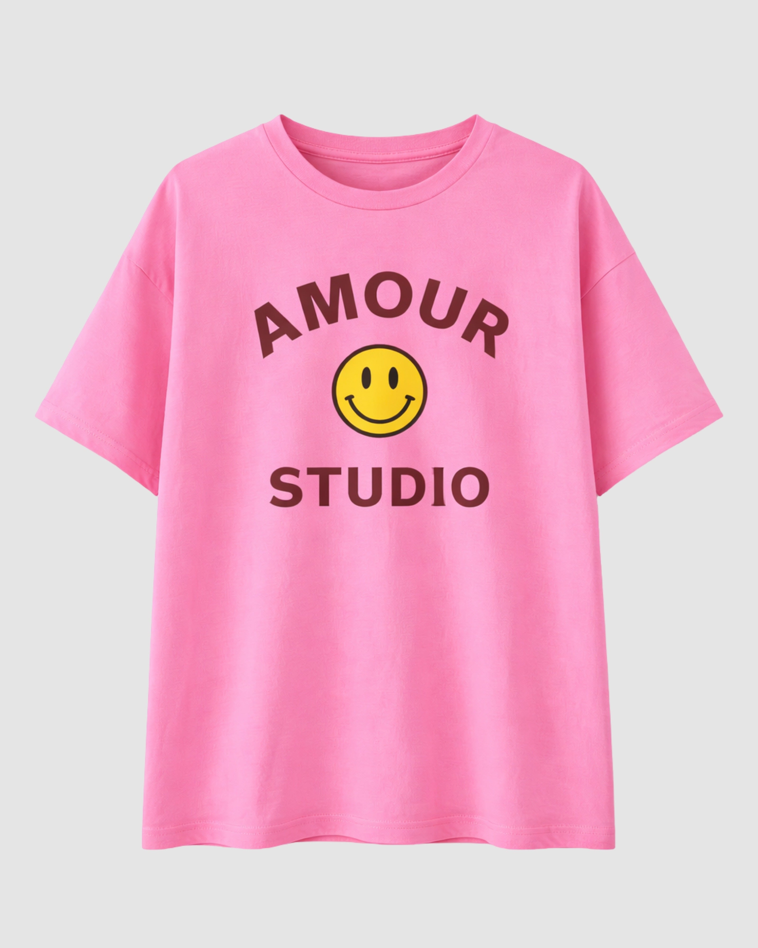 SMILEY SHIRT ROZE