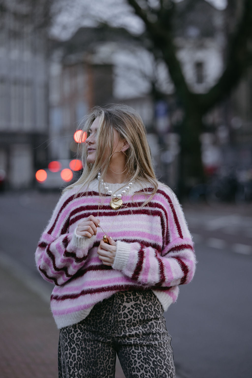 NAOMI MUSTHAVE TRUI ROZE/BORDEAUX