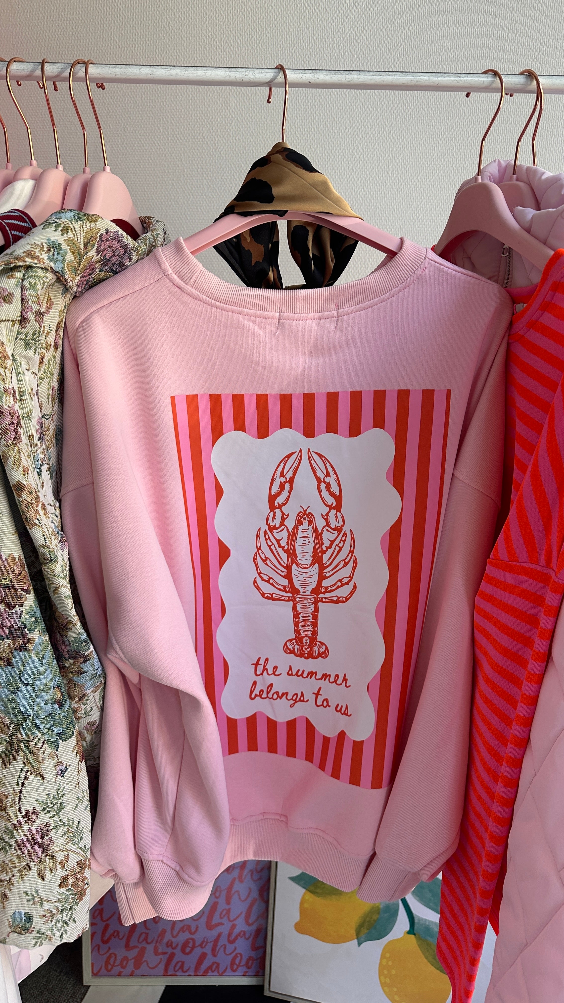 SUMMER VIBES SWEATER ROZE