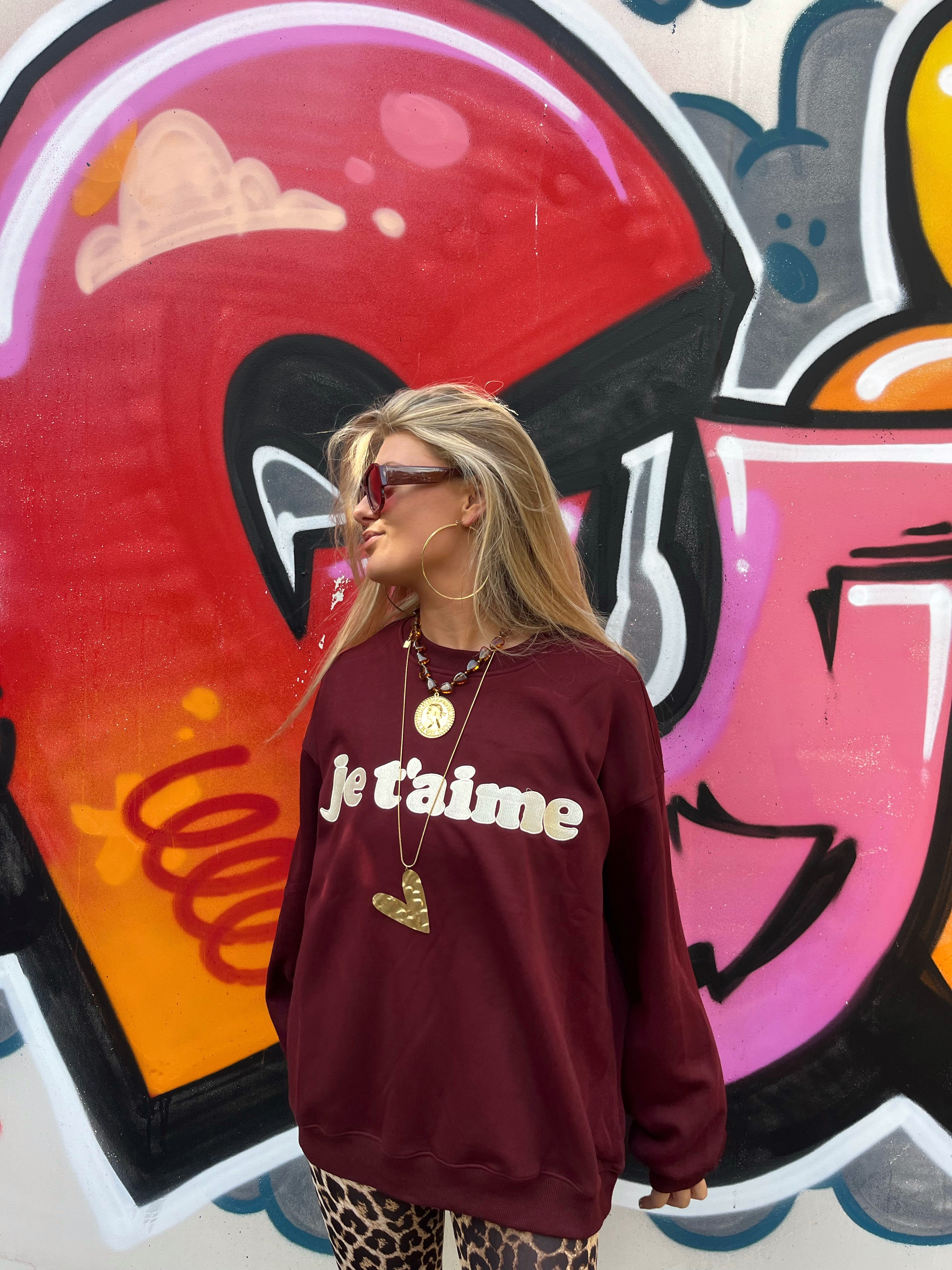 LOLA JETAIME SWEATER BURGUNDY