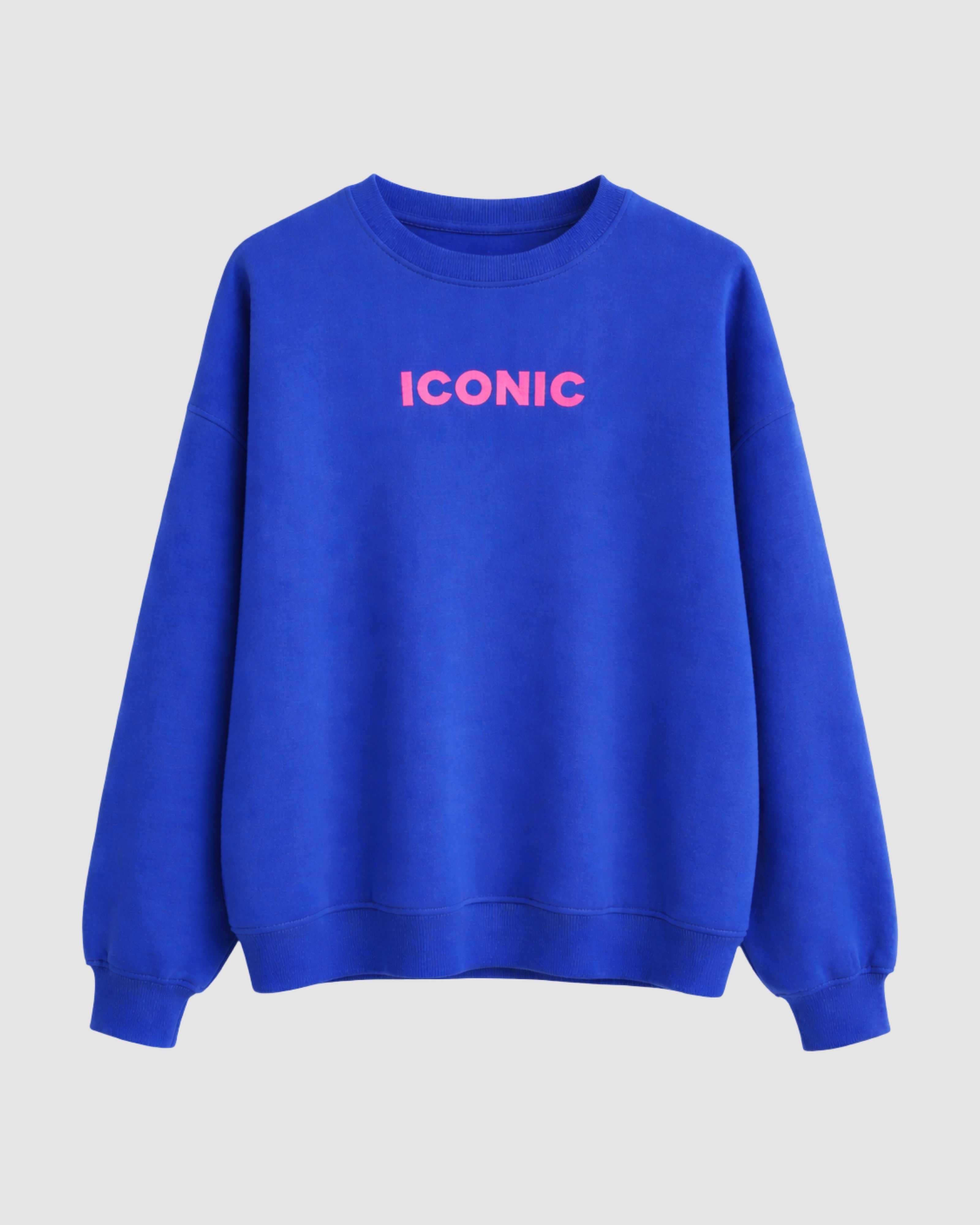 ICONIC MUSTHAVE SWEATER KOBALT