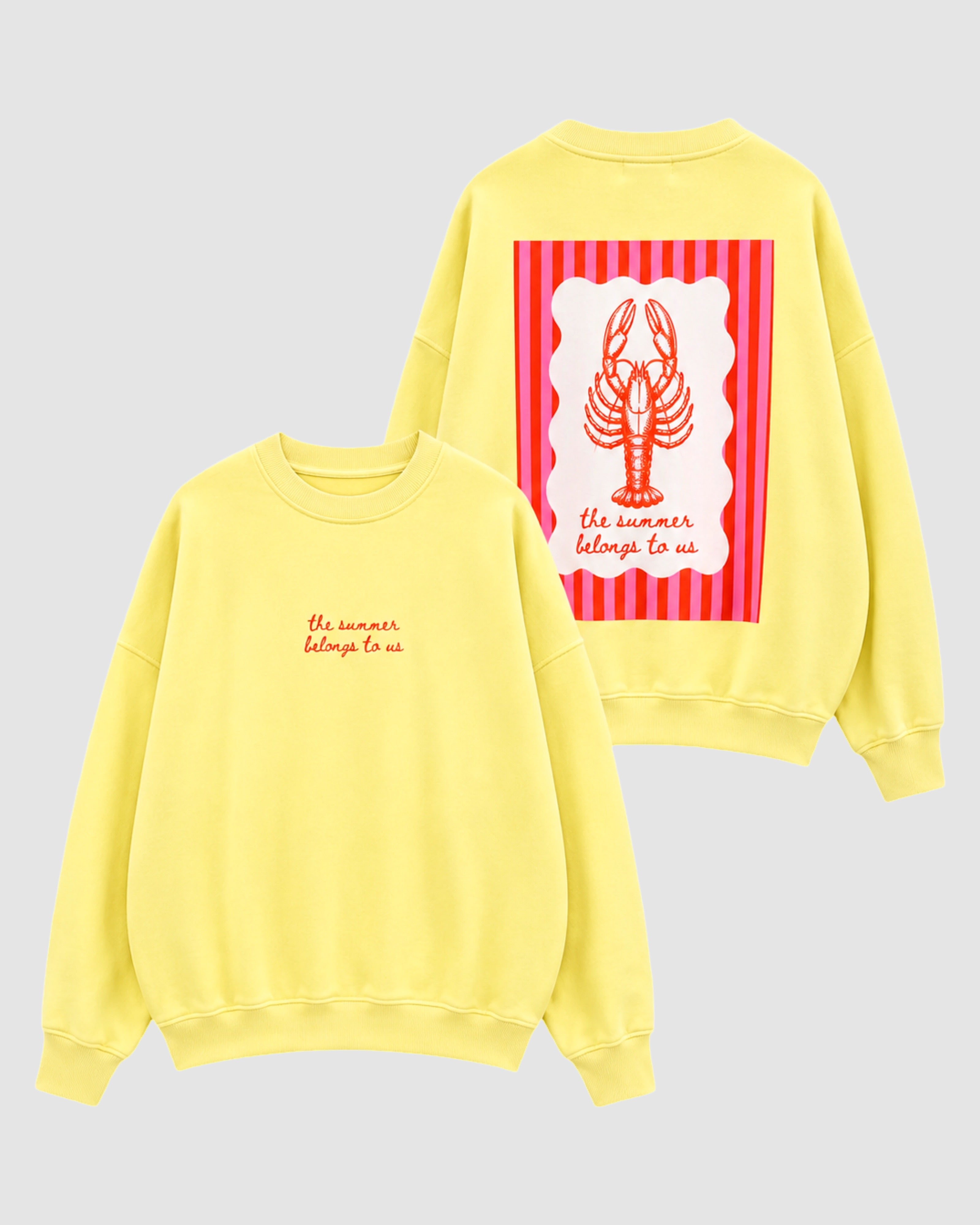 SUMMER VIBES SWEATER BUTTERYELLOW
