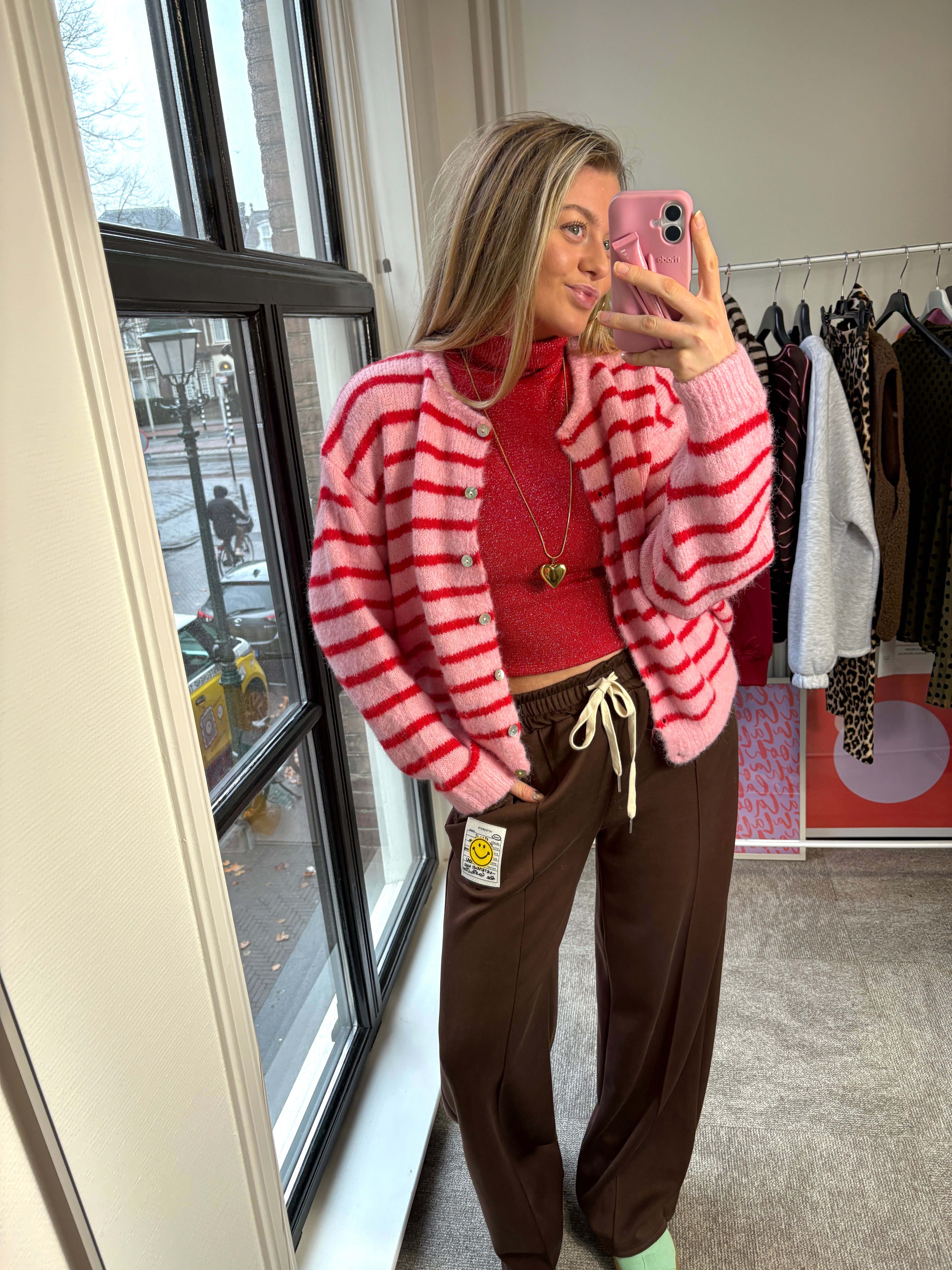 ROOD GLITTER KOLLETJE