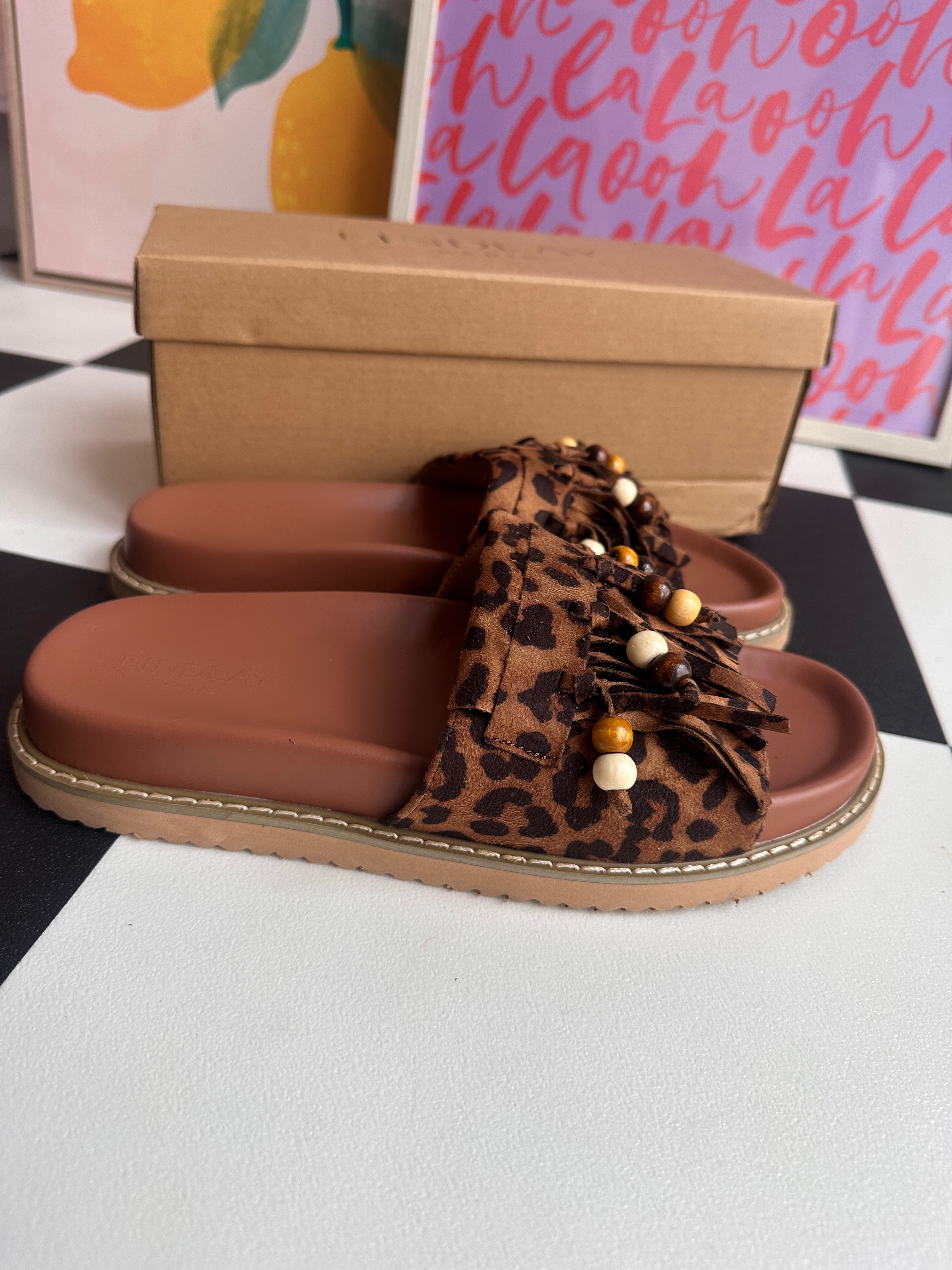 TESS PANTER SLIPPERS