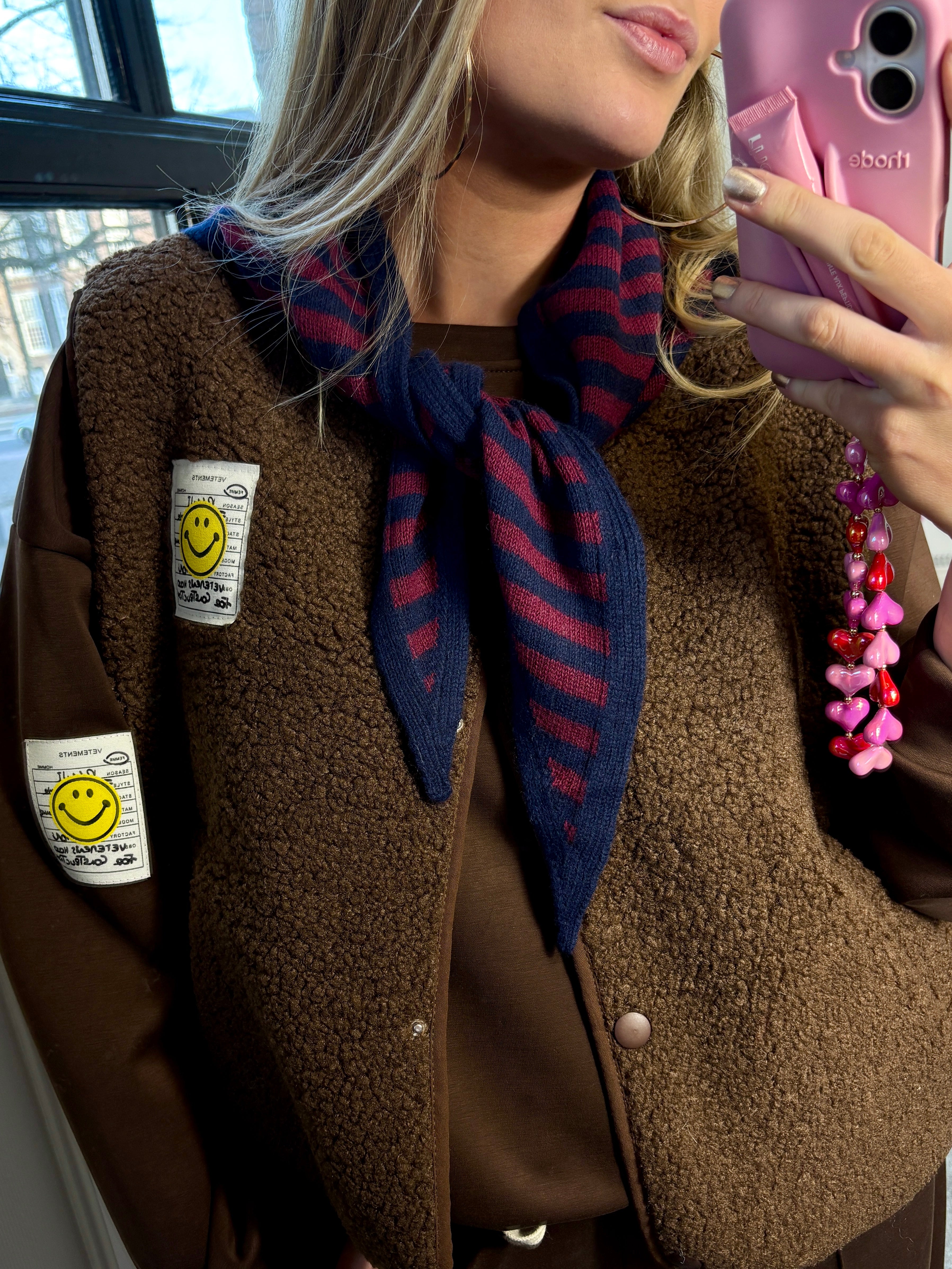 MUSTHAVE SJAALTJE BORDEAUX BLAUW