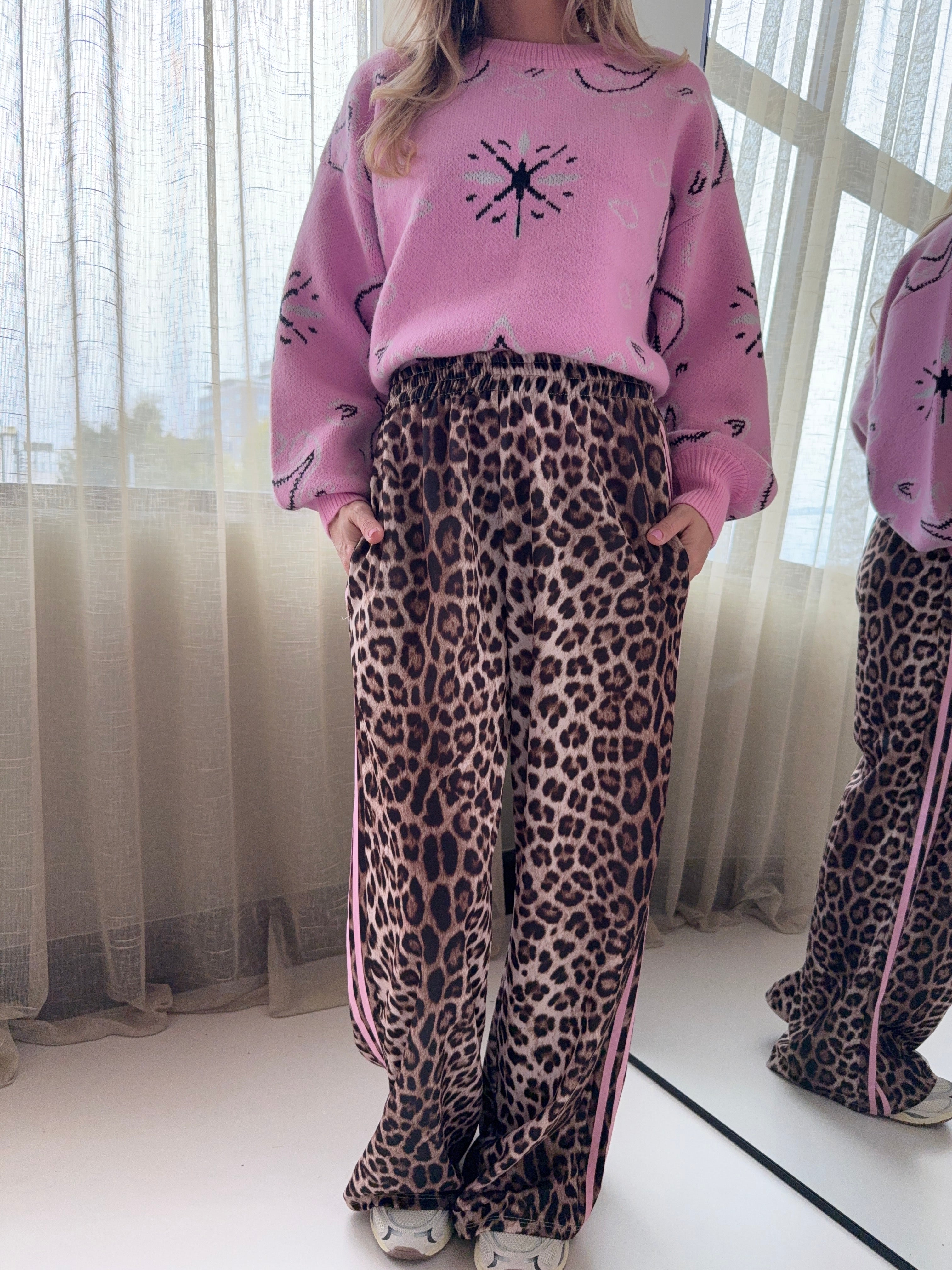 PANTERBROEK ROZE BIES