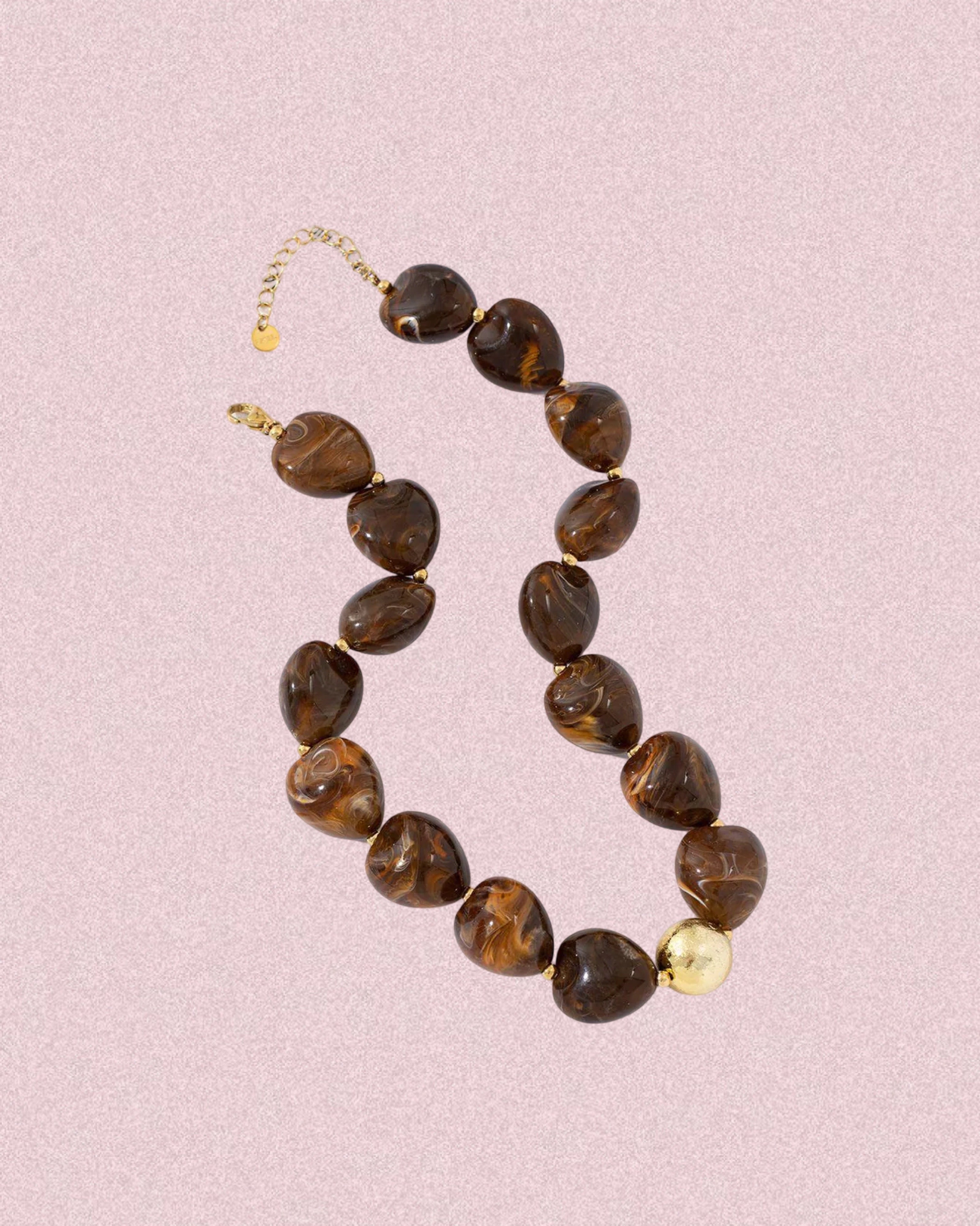BROWN NECKLACE