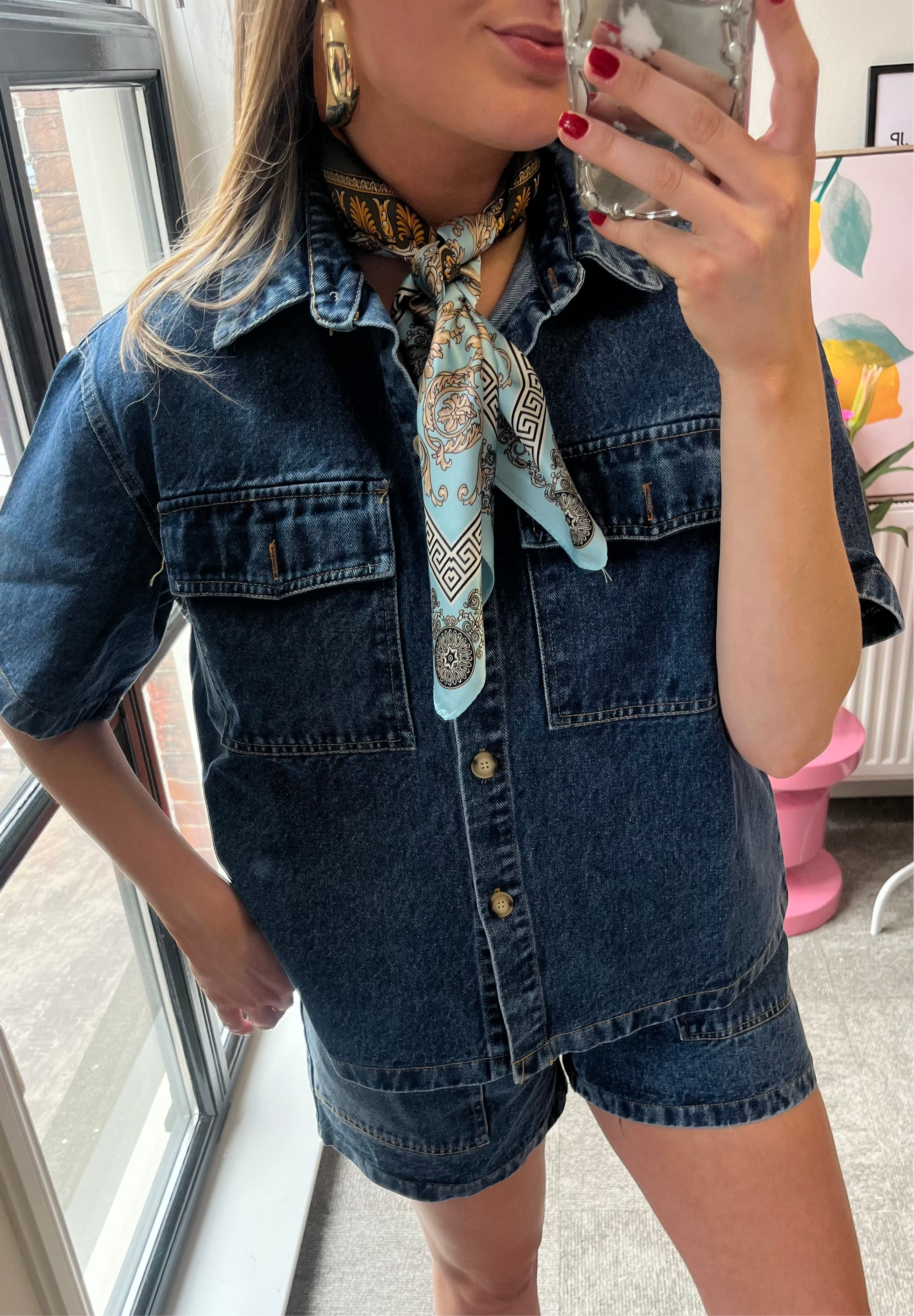 JEANS BLOUSE