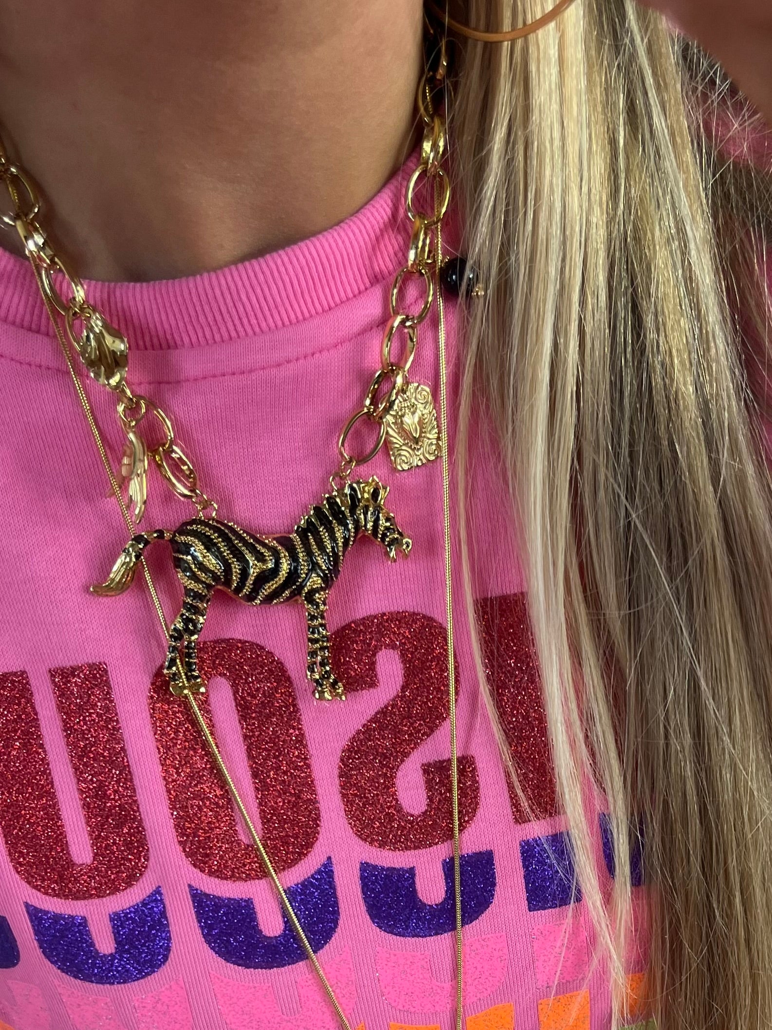 ZEBRA NECKLACE