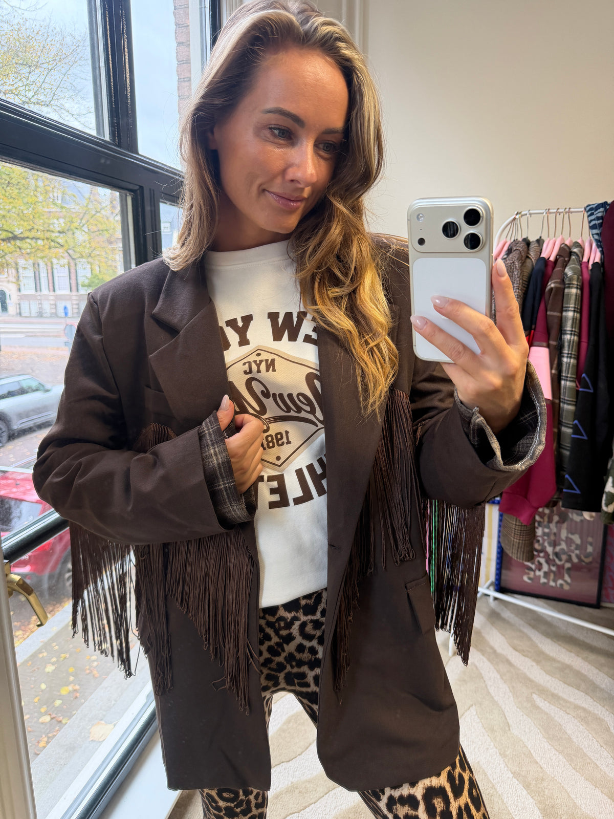 SUUS FRANJES BLAZER BRUIN