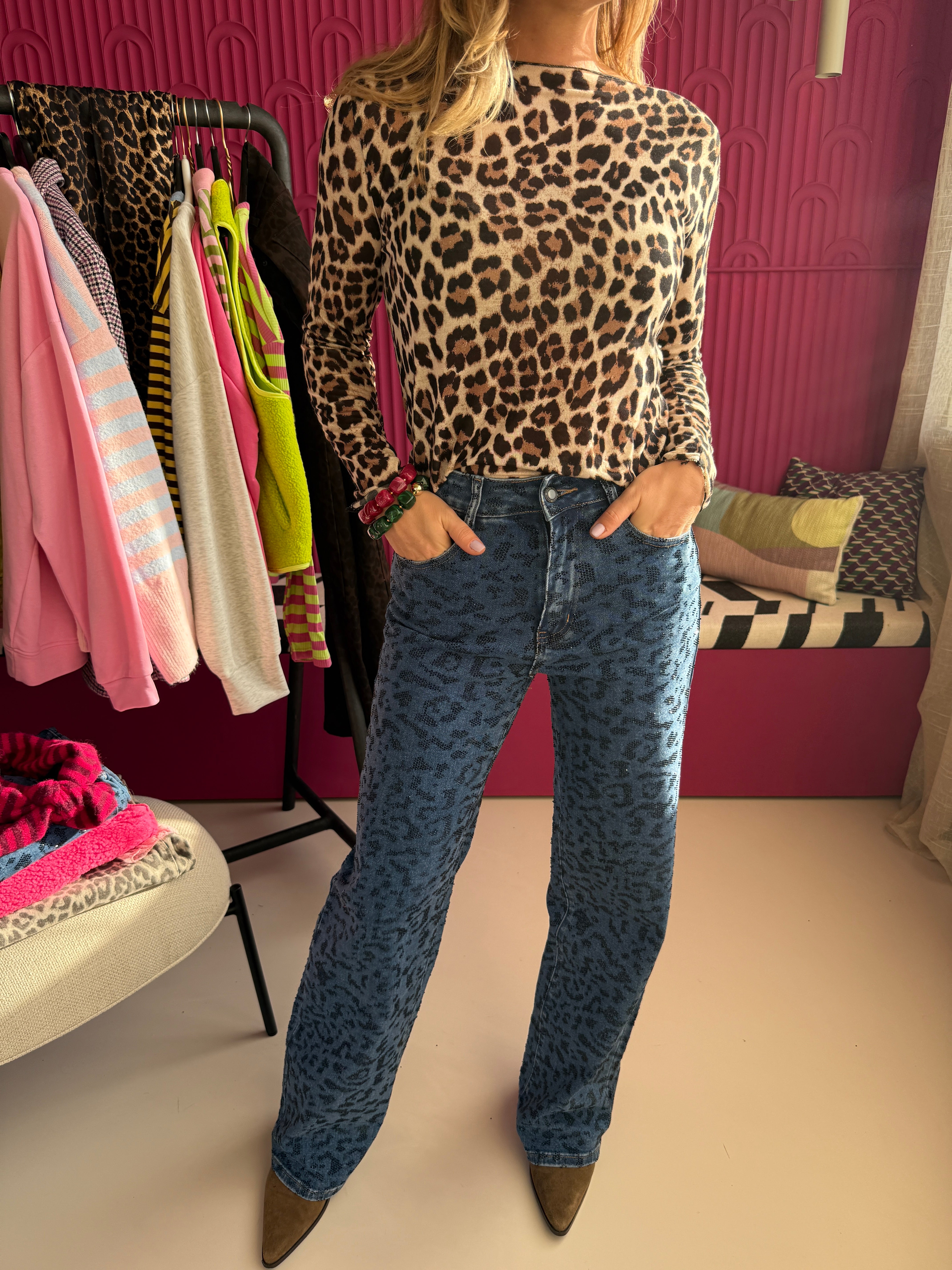 ANNEMOON PANTER JEANS STRASS