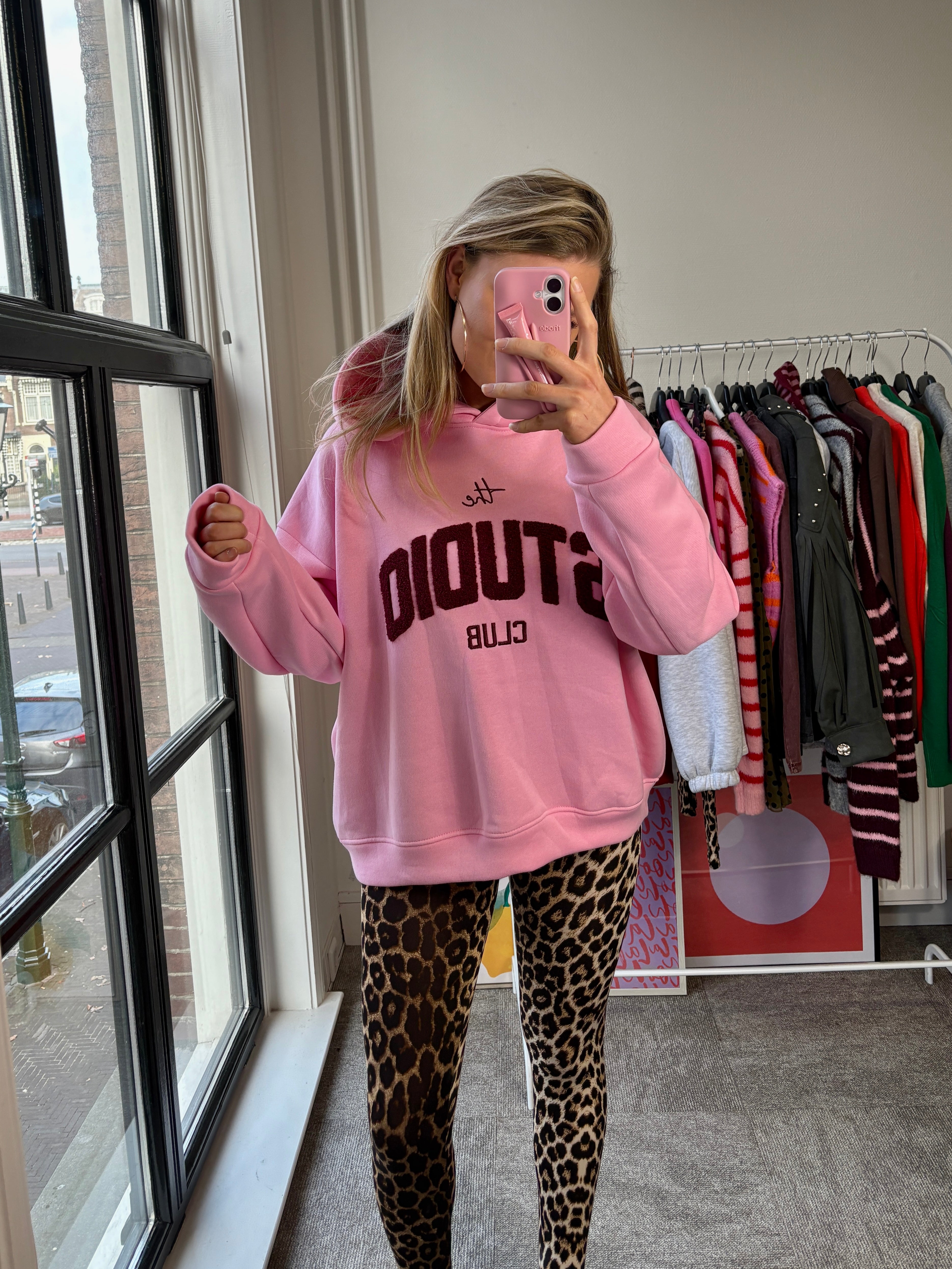 STUDIO HOODIE ROZE