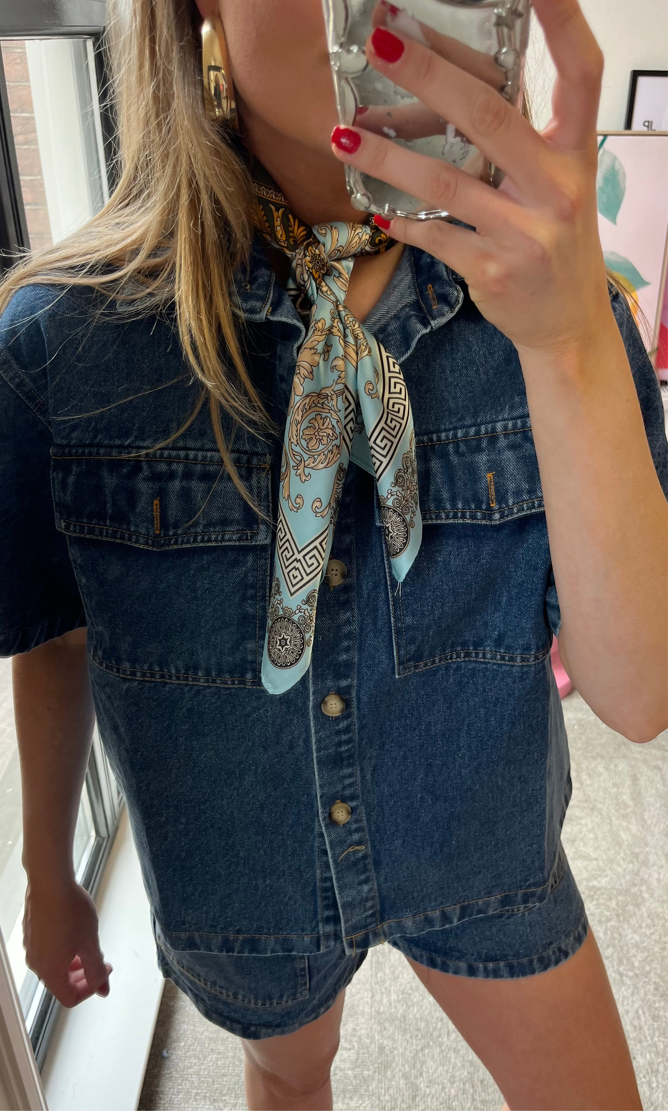 JEANS BLOUSE