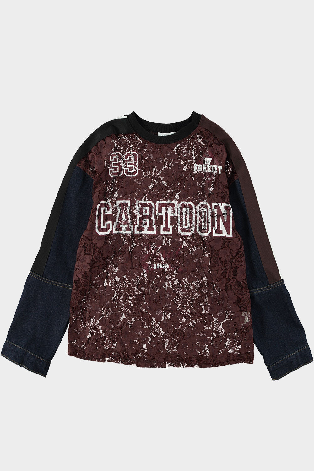 LARA LACE SWEATER BROWN