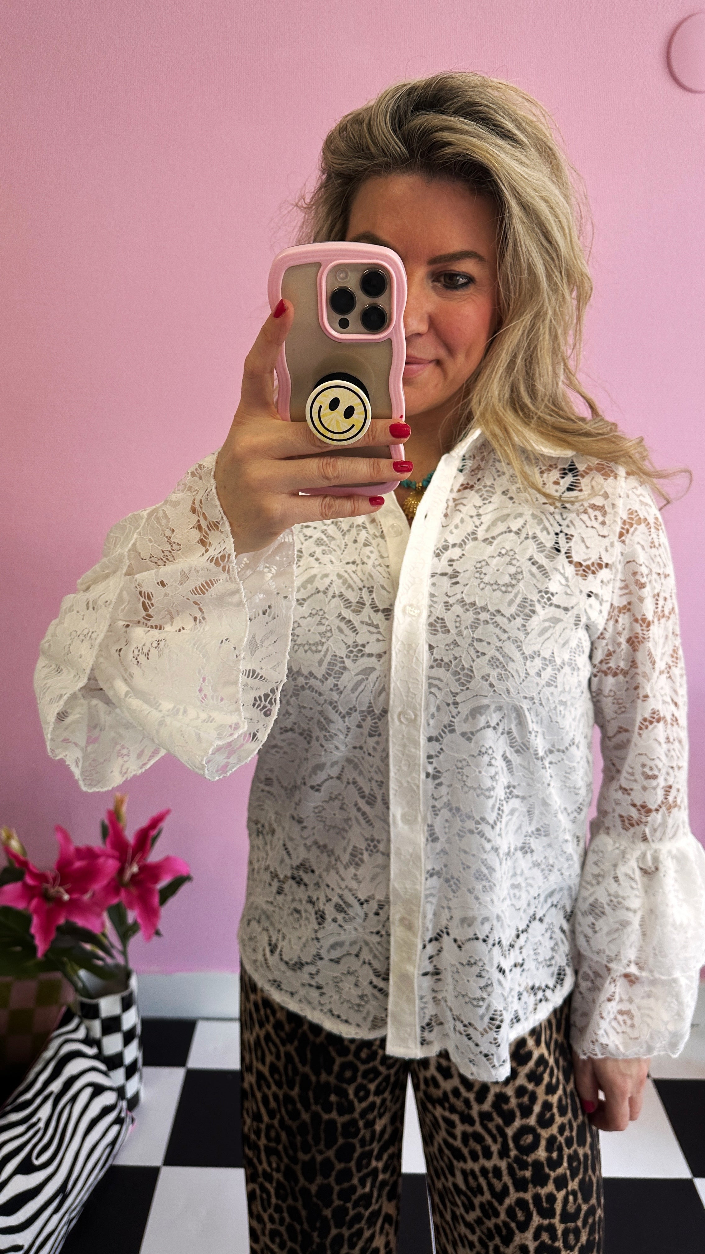 LACE BLOUSE WIT