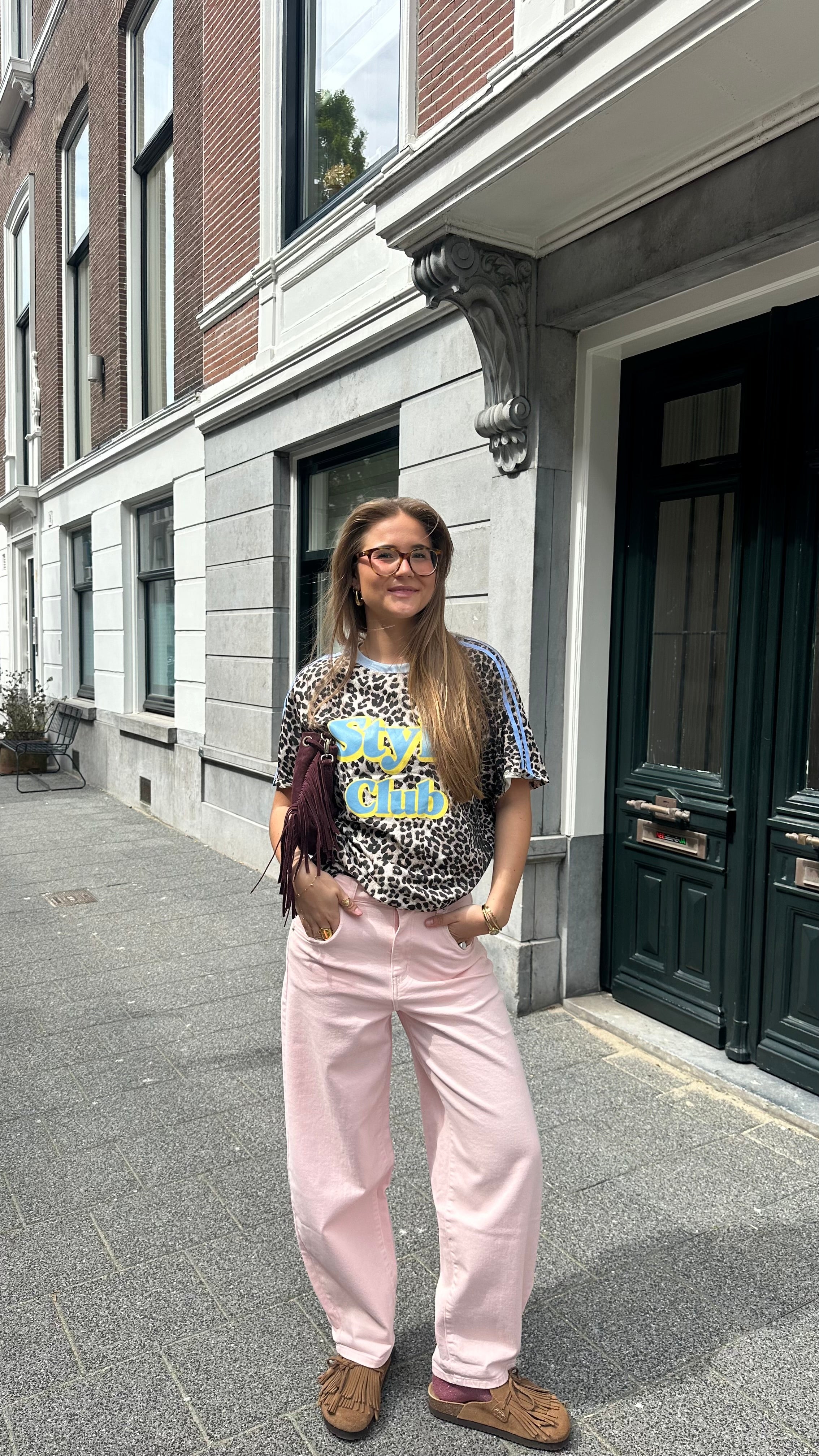 MUSTHAVE PANTER SHIRT MET BLAUW