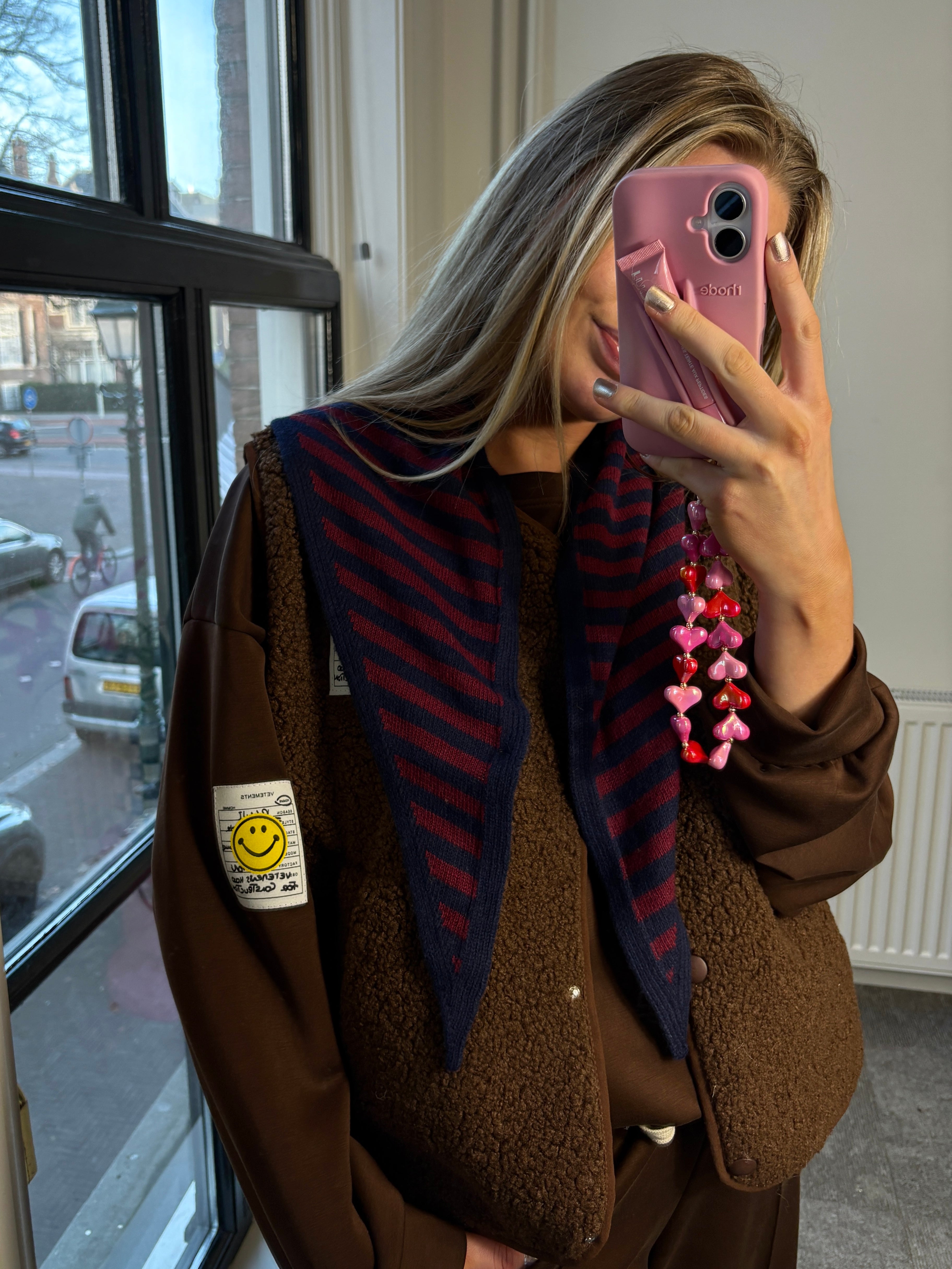 MUSTHAVE SJAALTJE BORDEAUX BLAUW