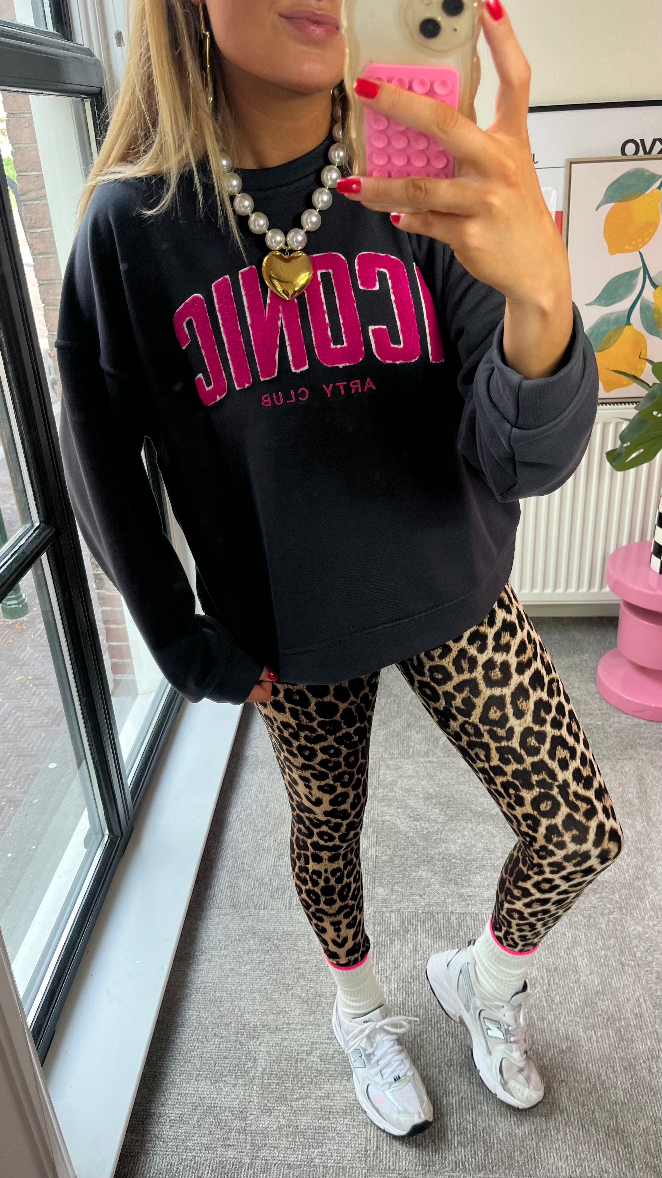 ROBINE SWEATER ICONIC ANTRACIET