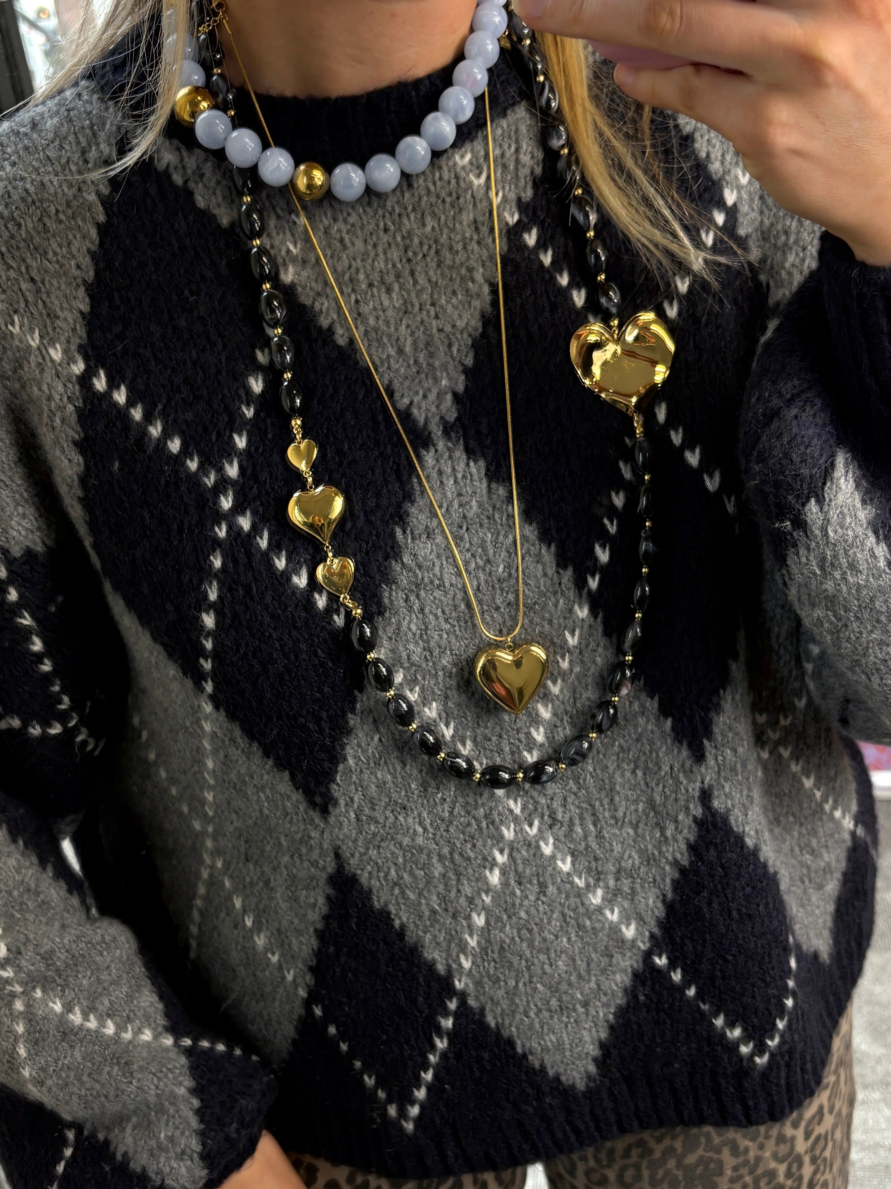 KRALENKETTING MET HART