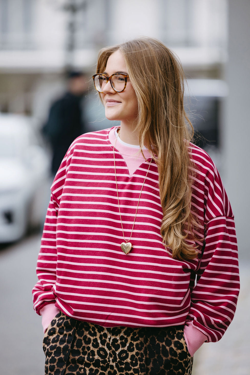 LILLY STREEPJES TRUI FUCHSIA ROZE