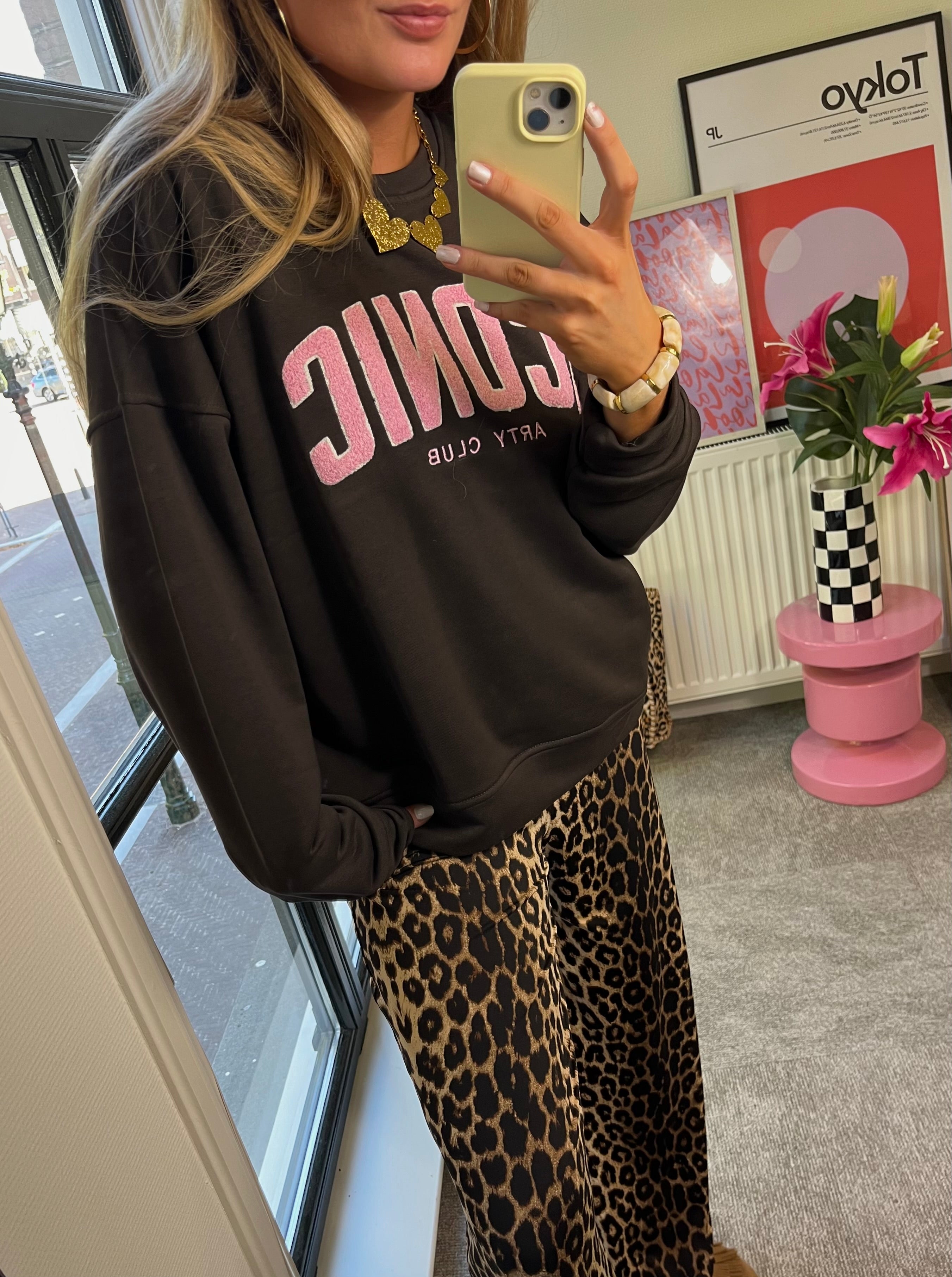 ROBINE SWEATER ICONIC CHOCO