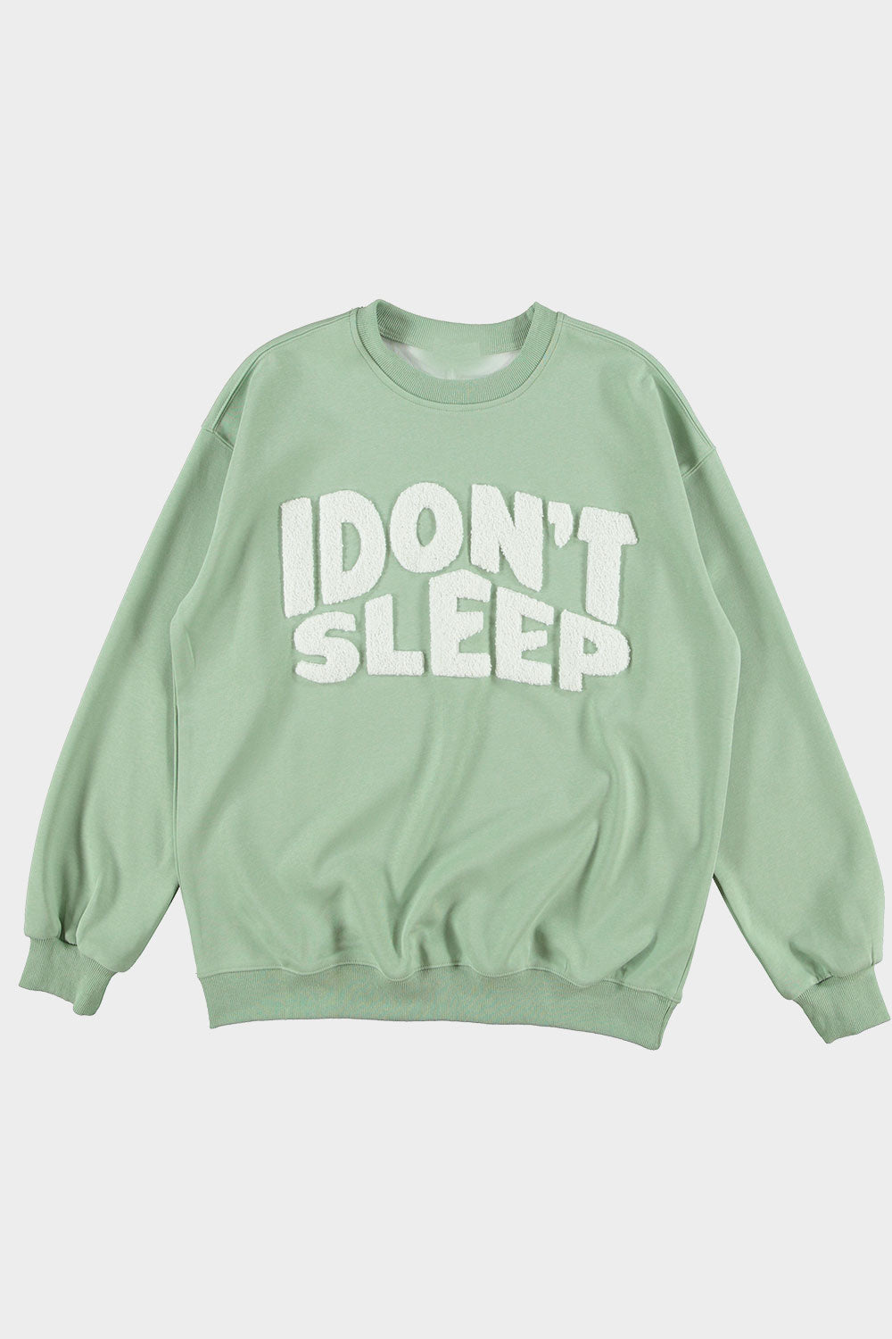 MINTGROENE SWEATER I DON'T SLEEP