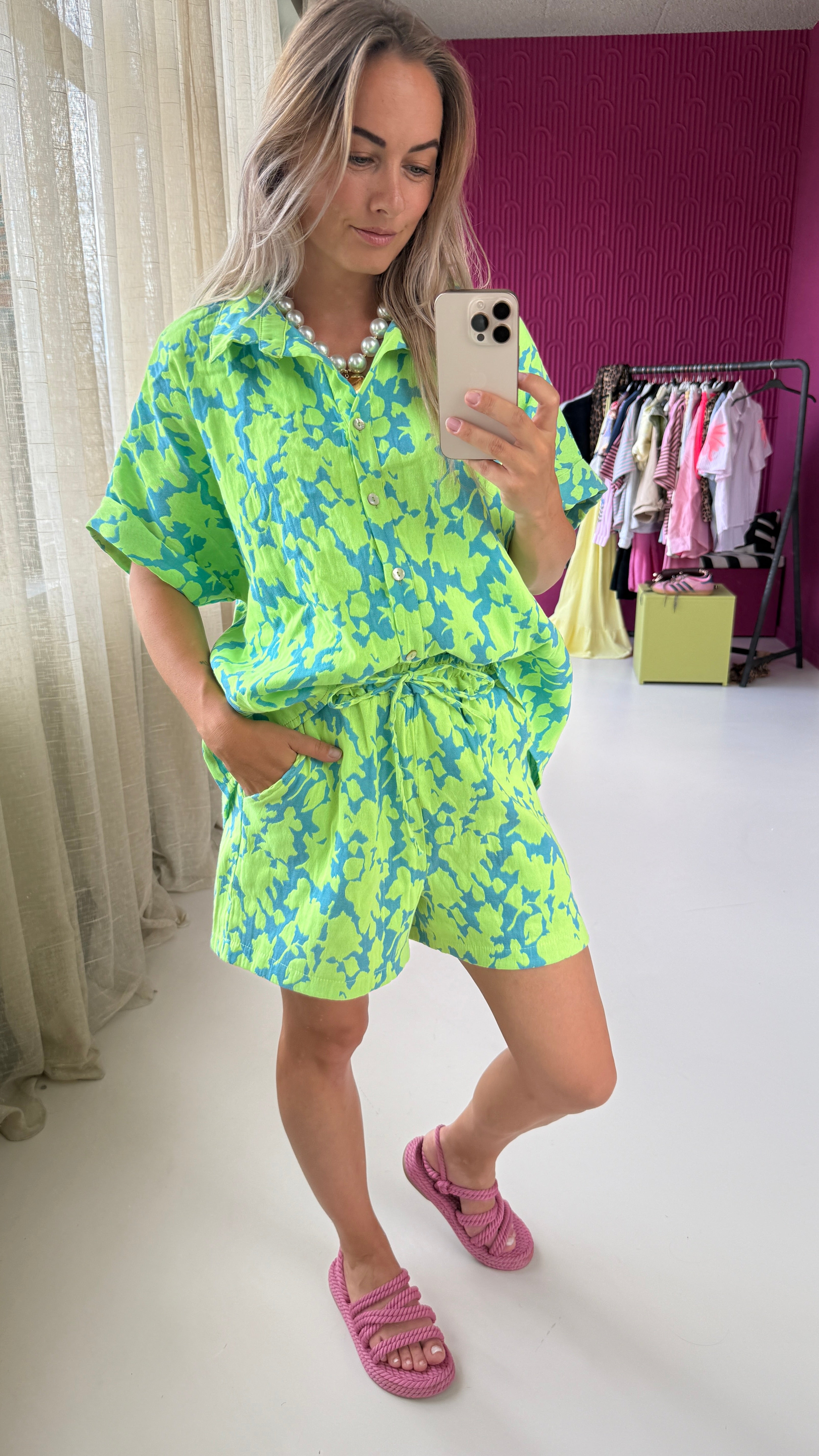 DANIE NEON BLOUSE