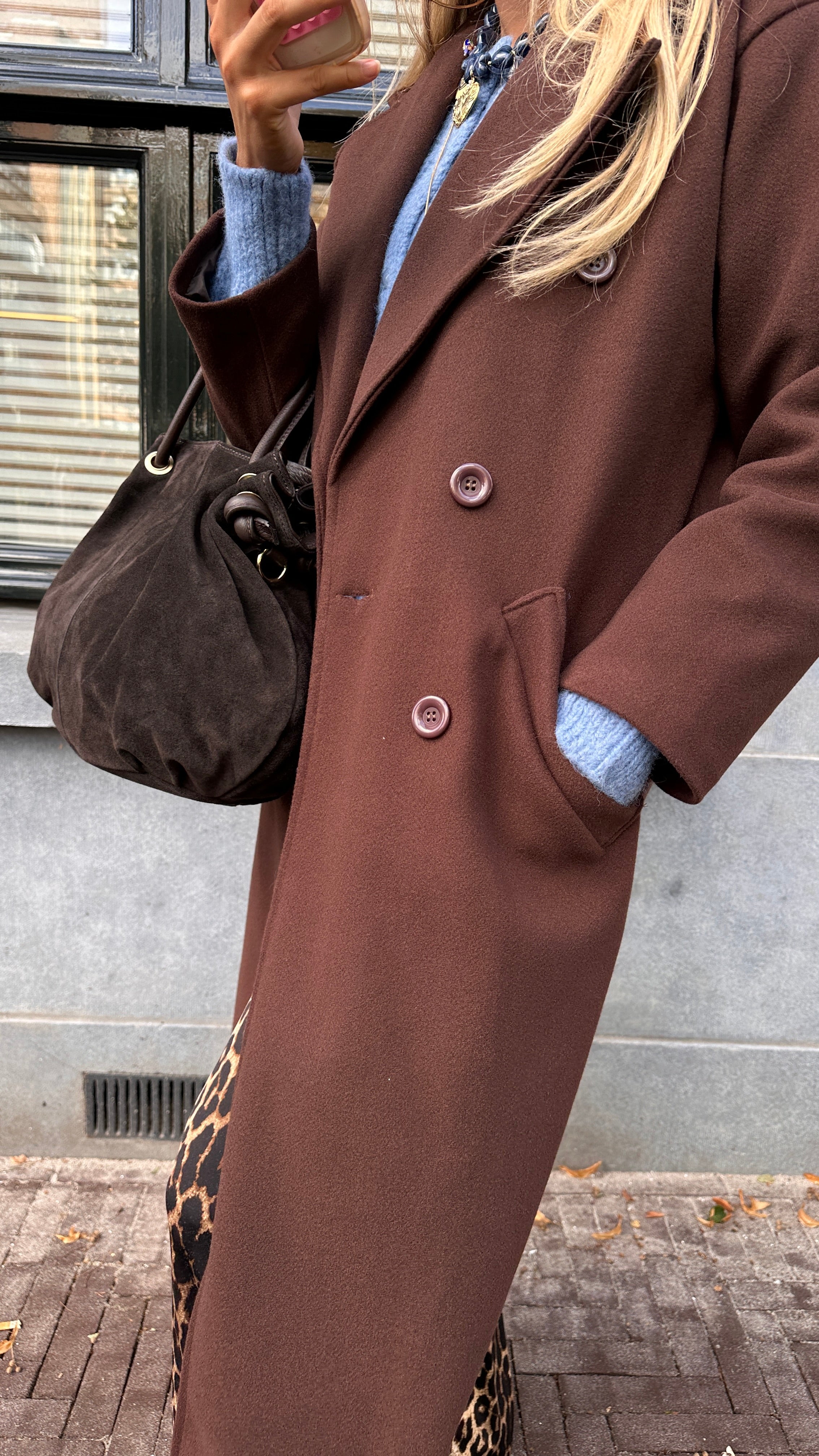 ELIN MANTEL JAS | BROWN