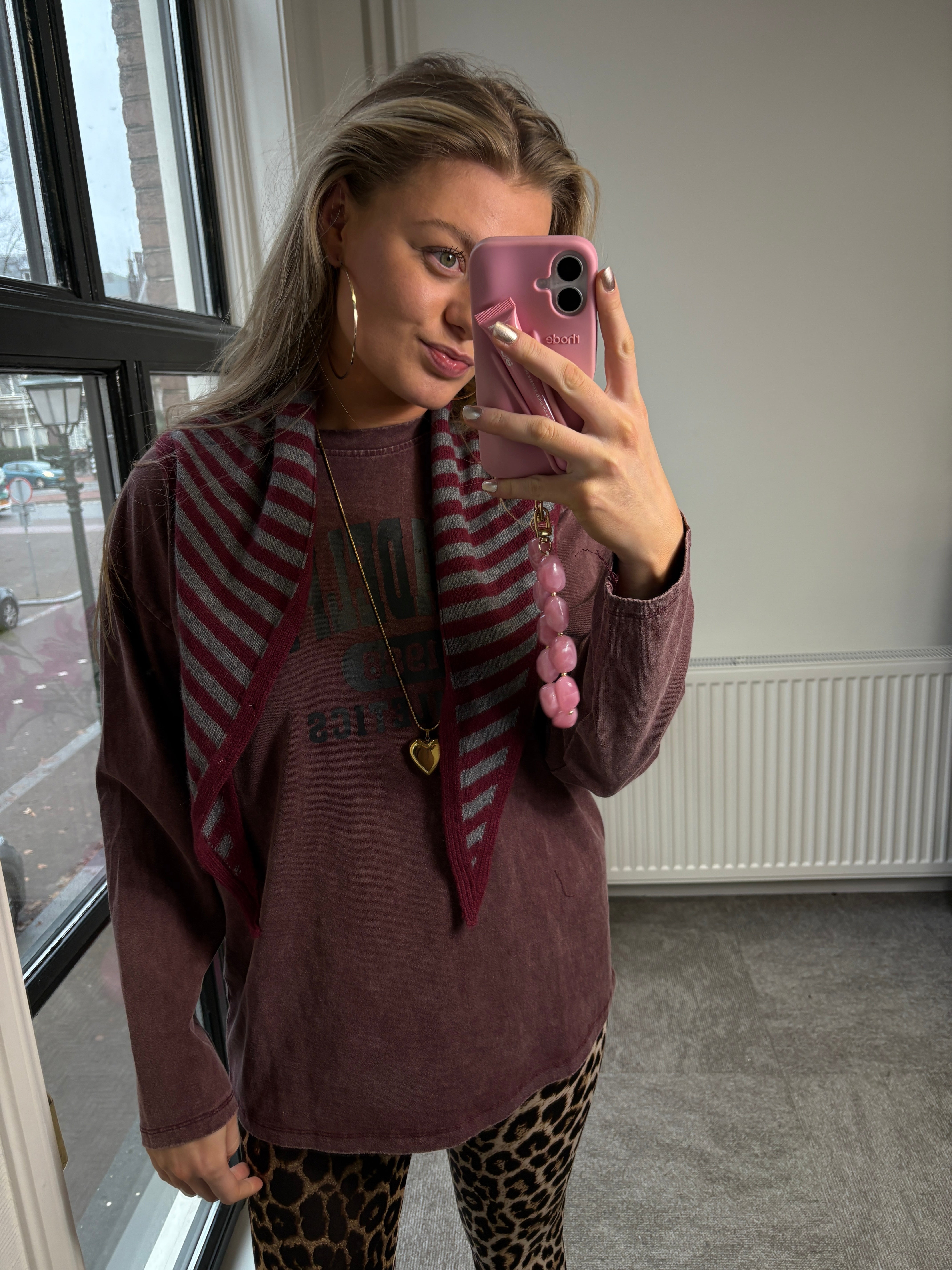 PIPPA LONGSLEEVE BORDEAUX