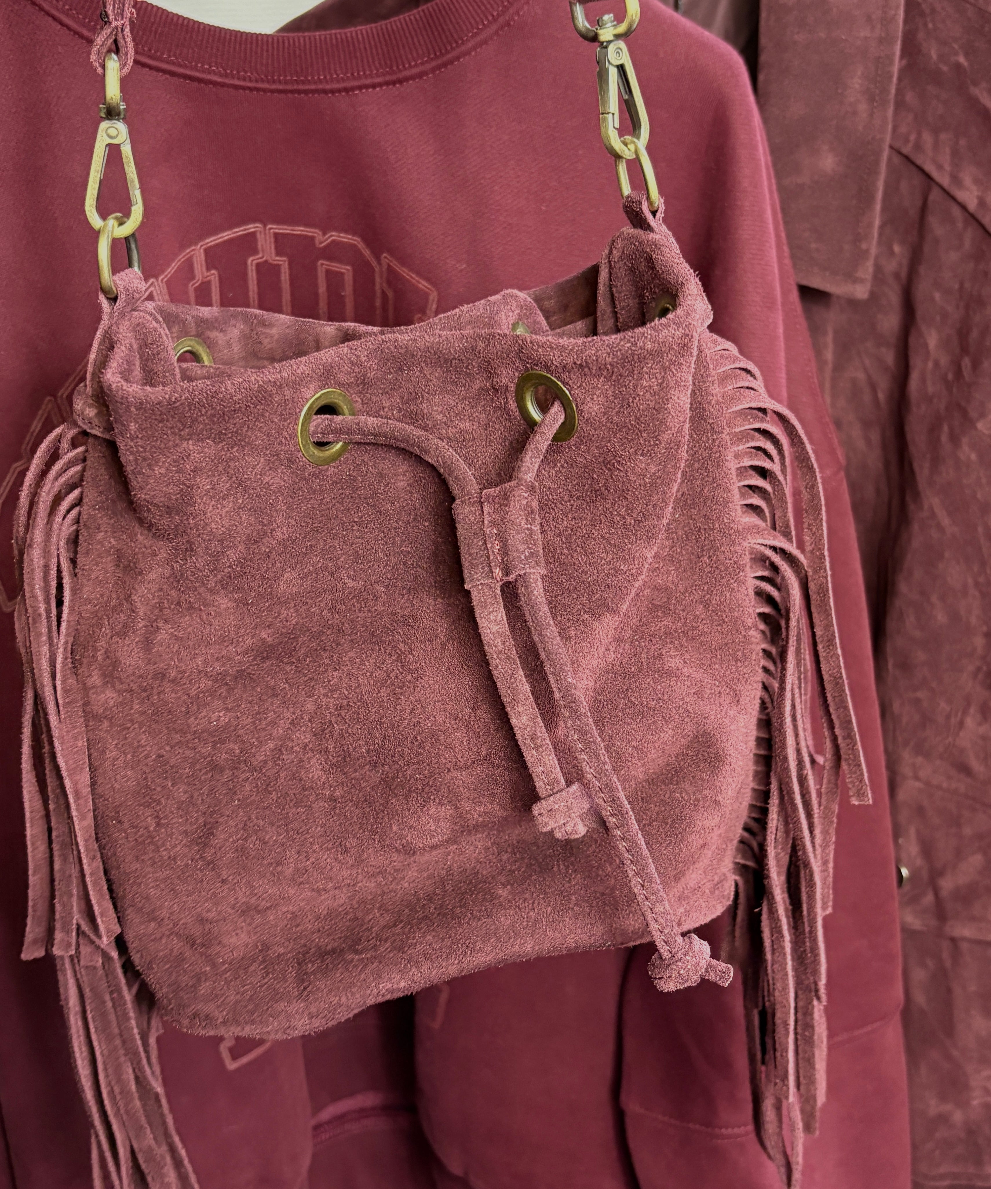 FRANJE TAS BURGUNDY