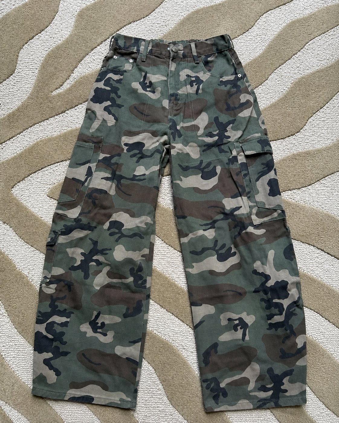 army barrel jeans broek