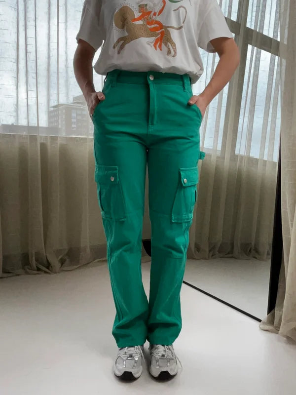 GROENE CARGO BROEK