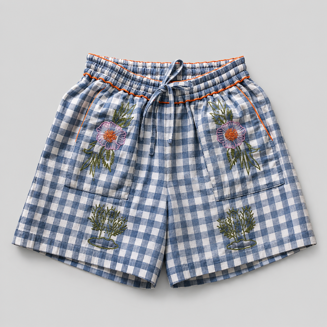 geruite korte broek