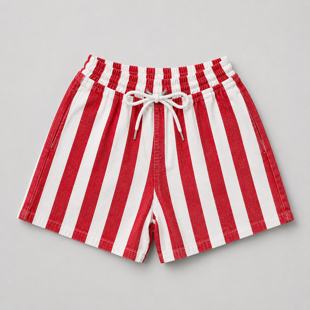 streepjes short rood en wit