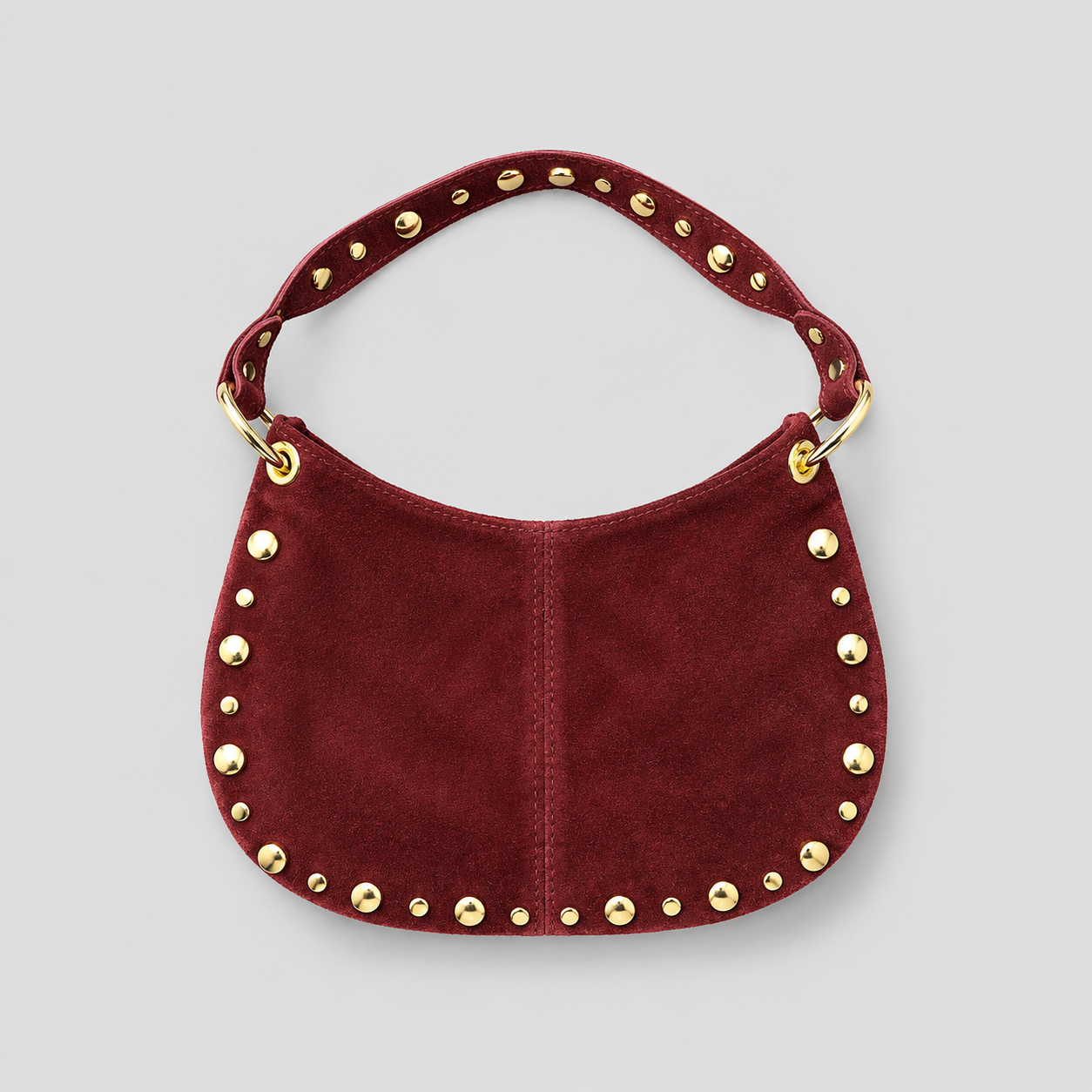 suede tas bordeaux